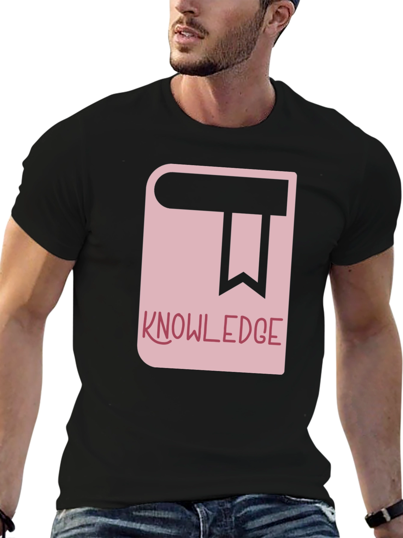 Knowledge Book Graphic T-Shirt