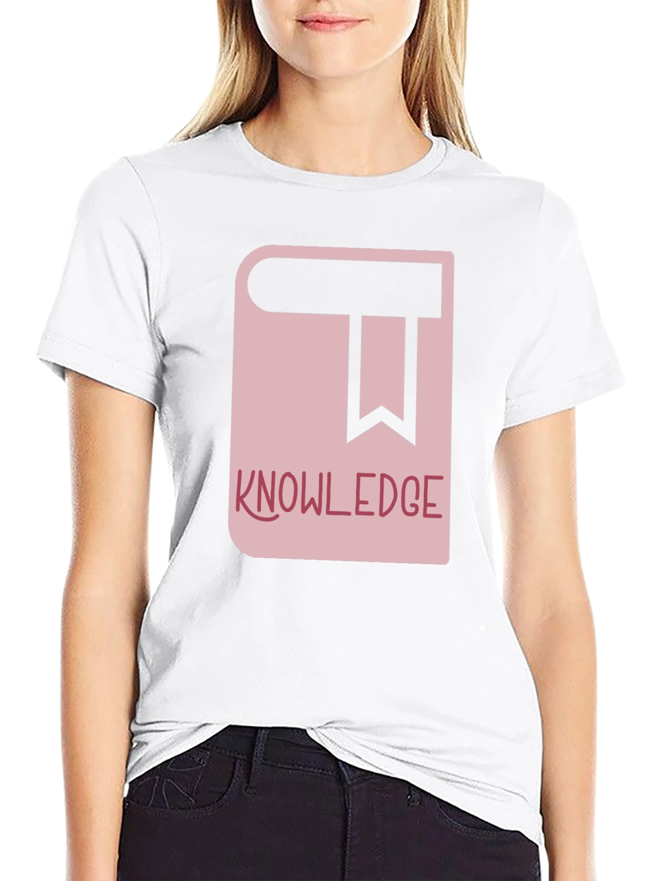 Knowledge Book Graphic T-Shirt