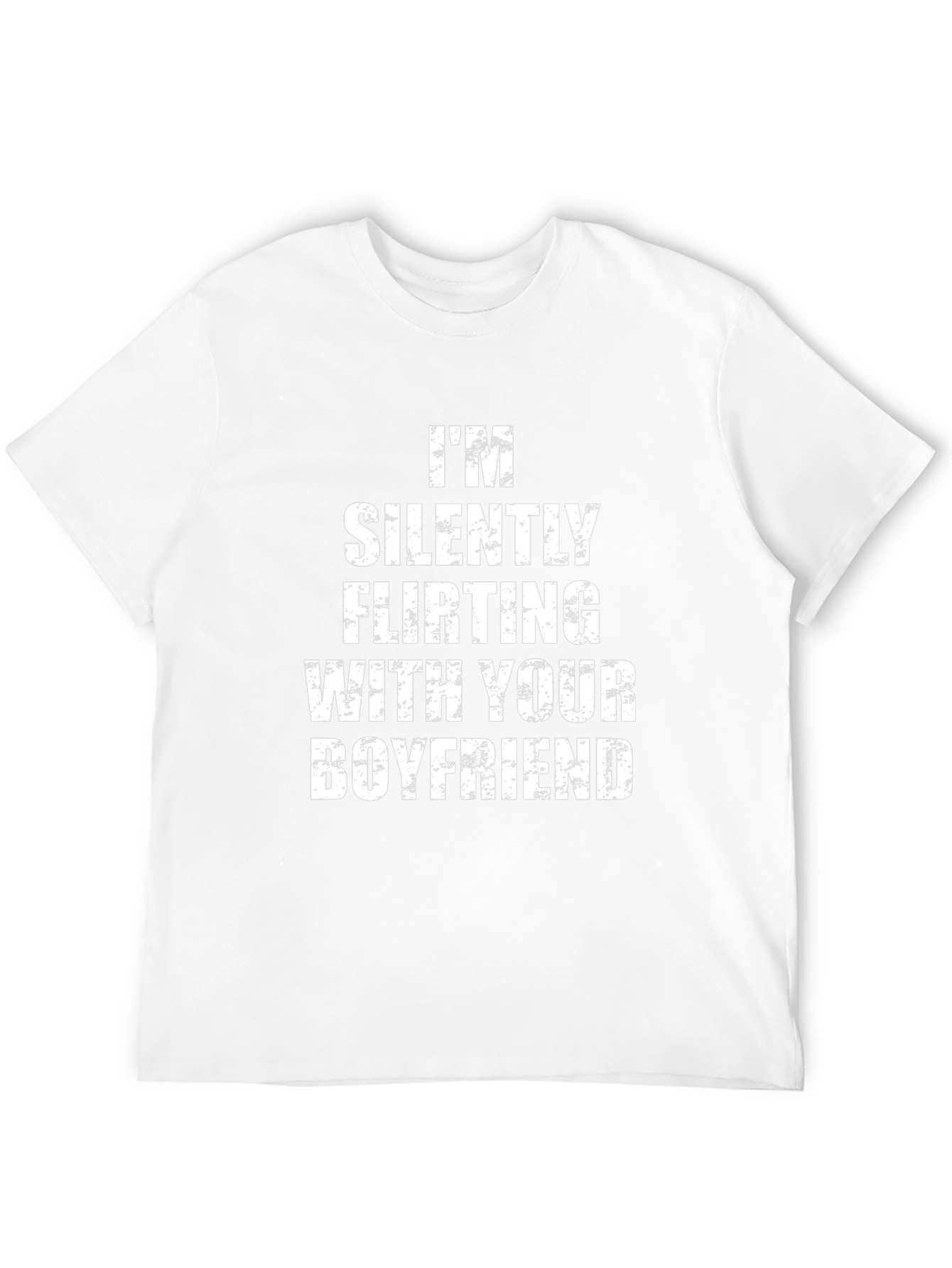 Flirty Boyfriend Tee - Black Graphic T-Shirt