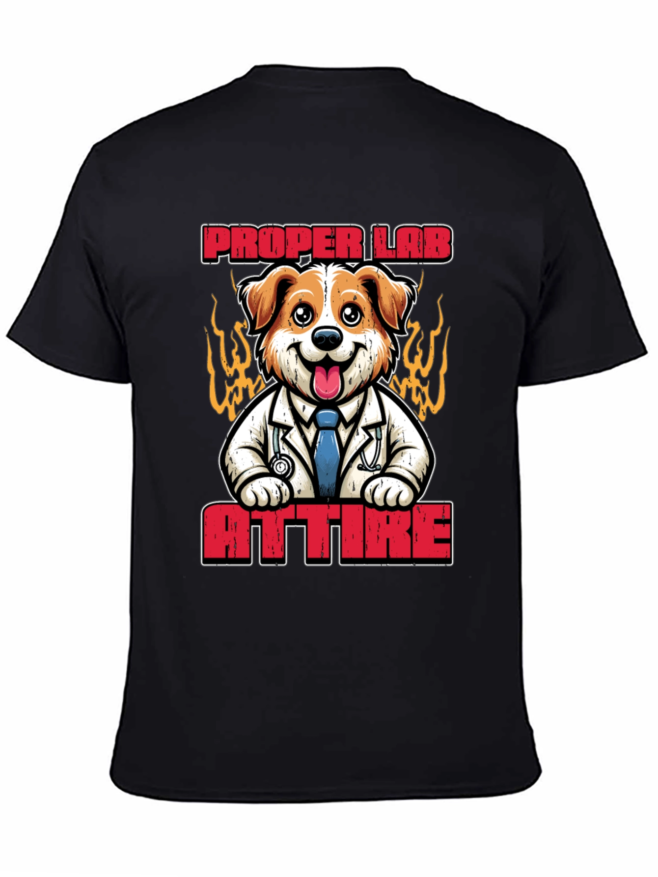 Proper Lab Attire T-Shirt: Dog Doctor Tee