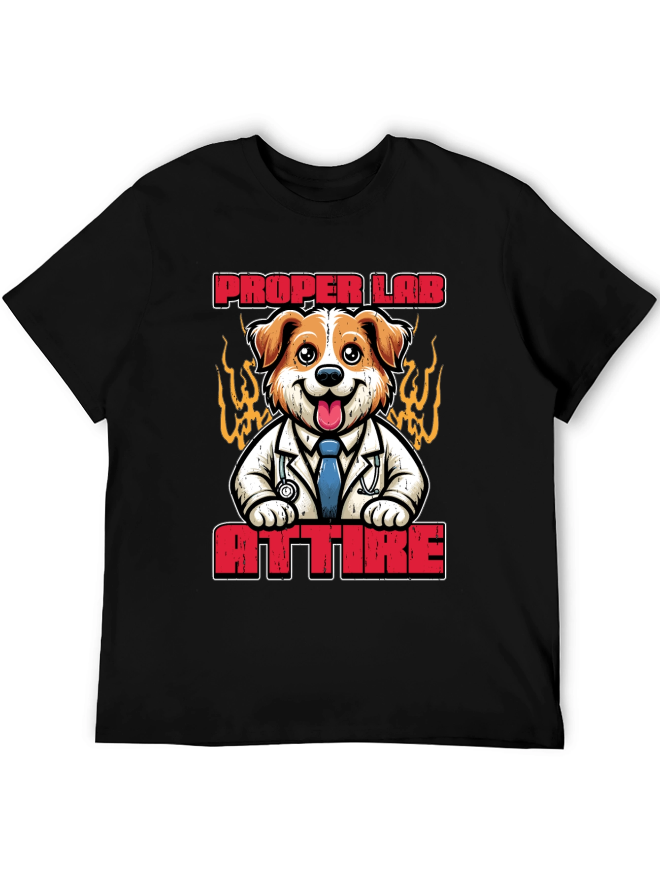 Proper Lab Attire T-Shirt: Dog Doctor Tee
