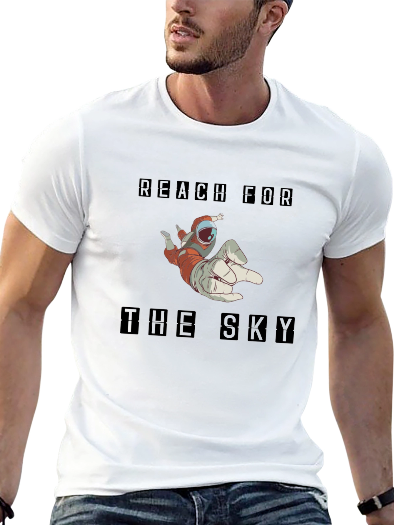 Reach For The Sky Spaceman Graphic Tee