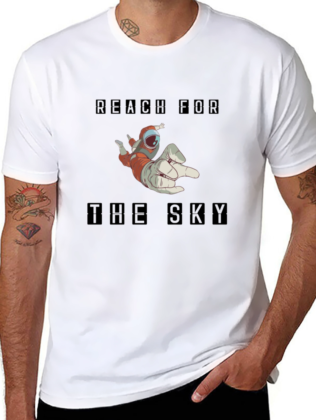 Reach For The Sky Spaceman Graphic Tee