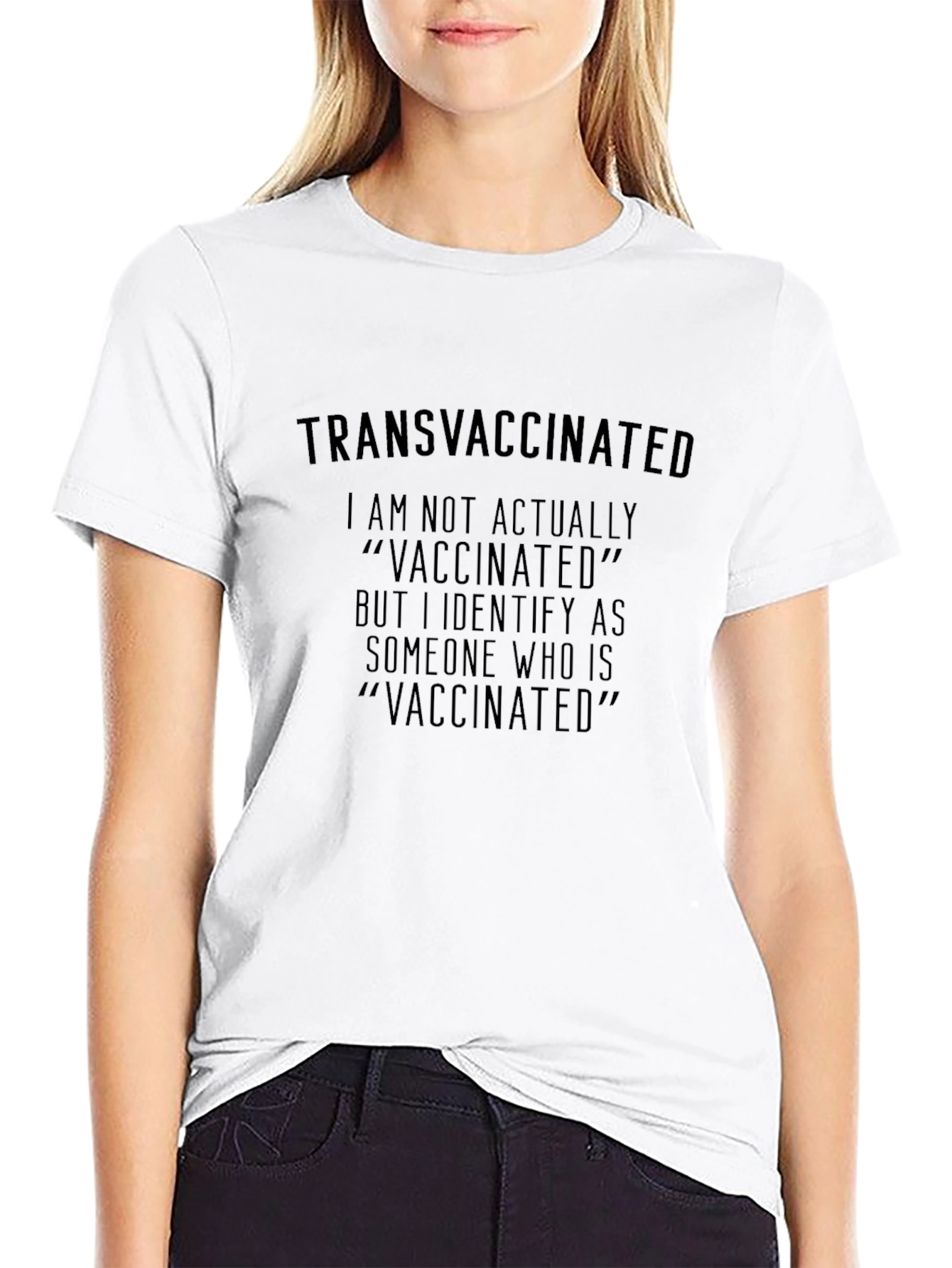 Transvaccinated T-Shirt - Funny Political Statement Tee