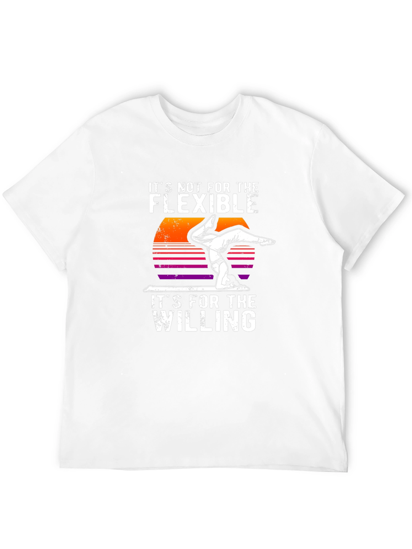 Flexible Willing Handstand Graphic T-Shirt