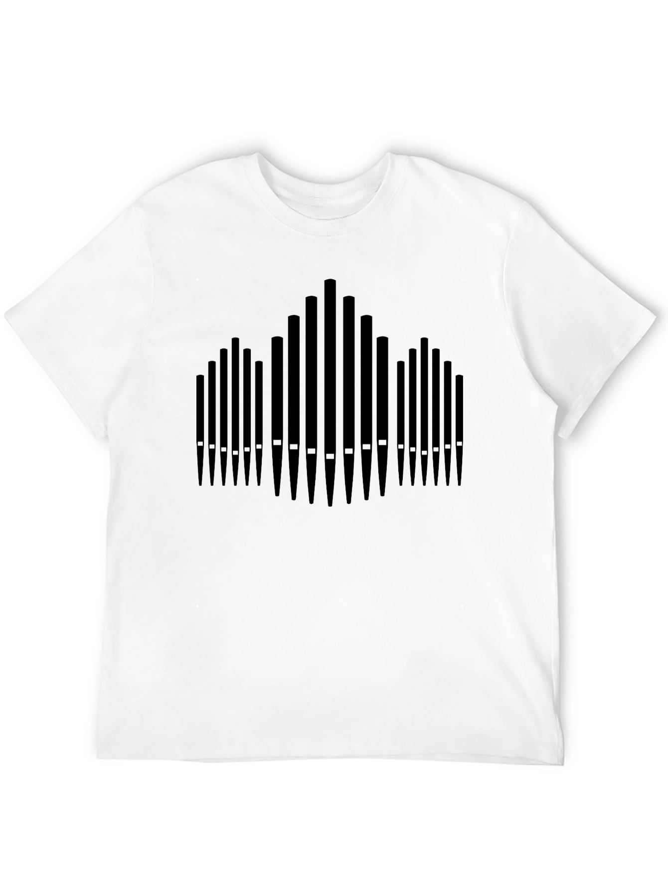 Organ Pipe T-Shirt: Musical Instrument Tee