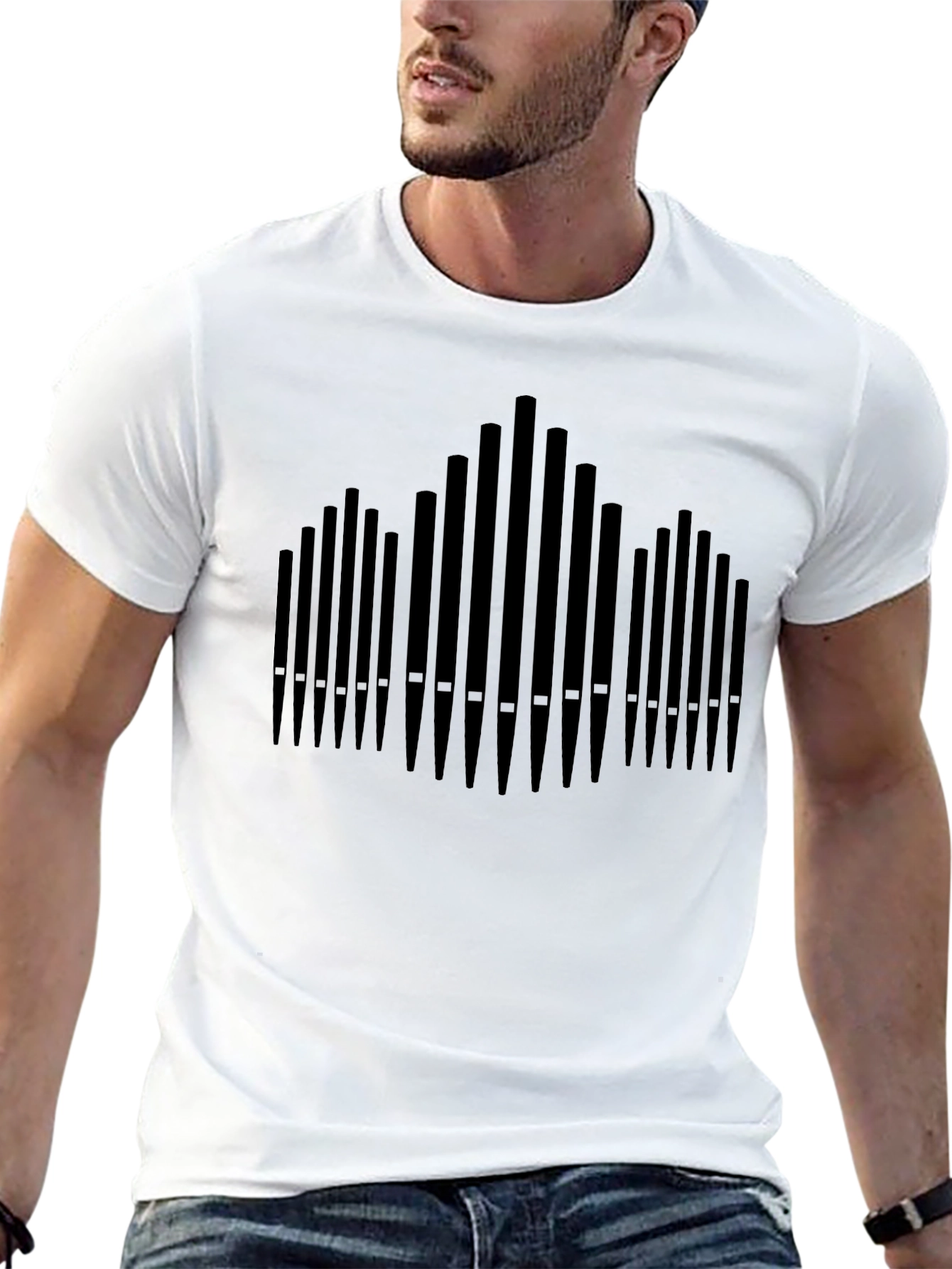 Organ Pipe T-Shirt: Musical Instrument Tee