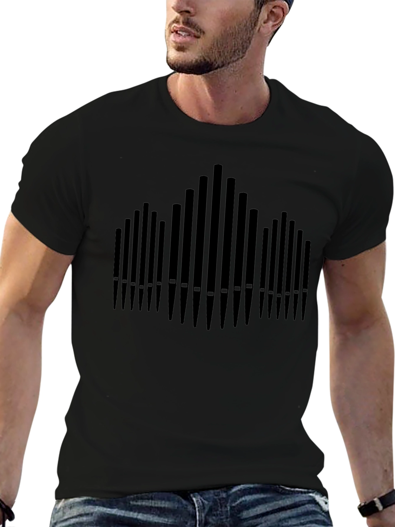 Organ Pipe T-Shirt: Musical Instrument Tee