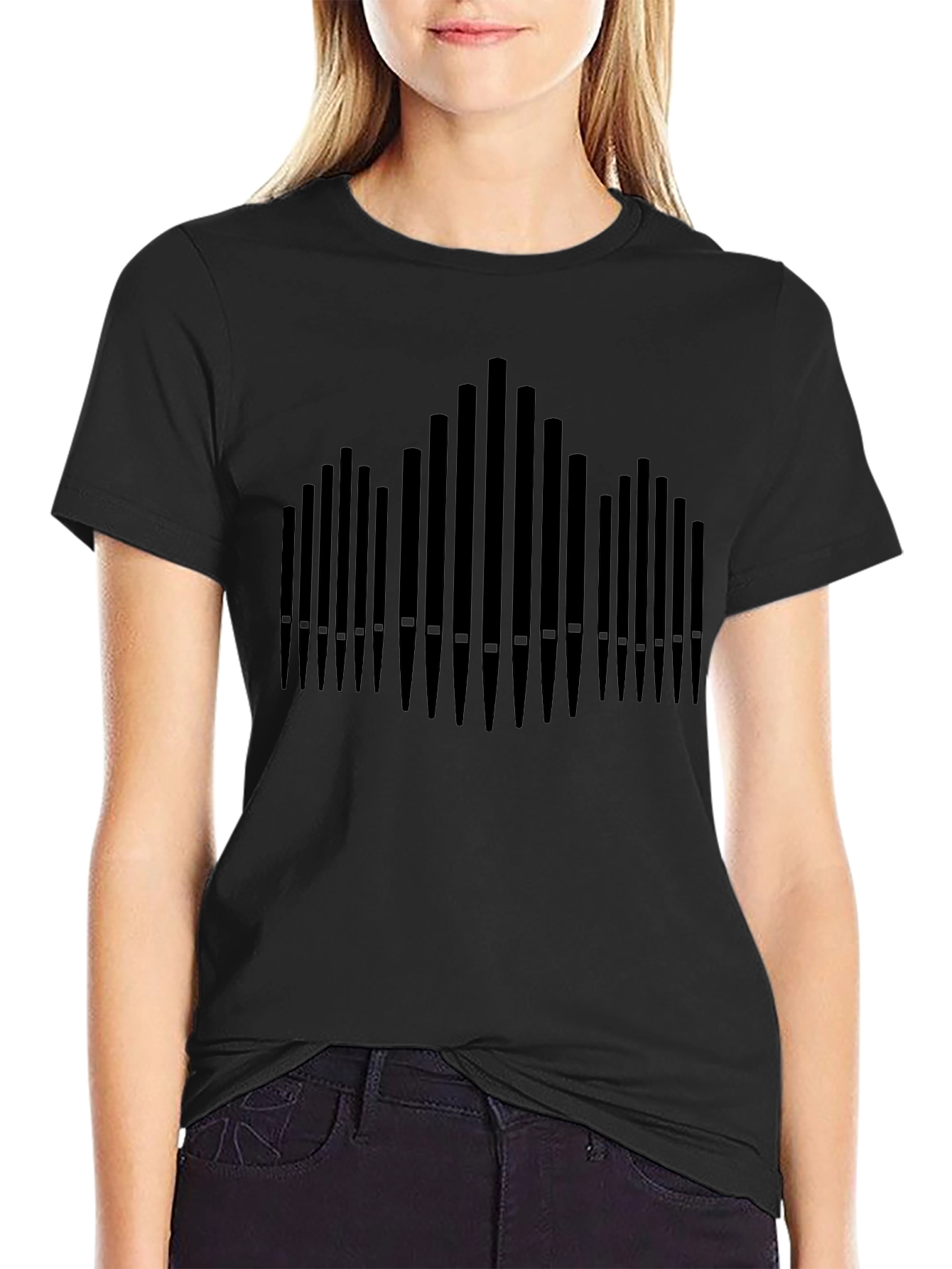 Organ Pipe T-Shirt: Musical Instrument Tee