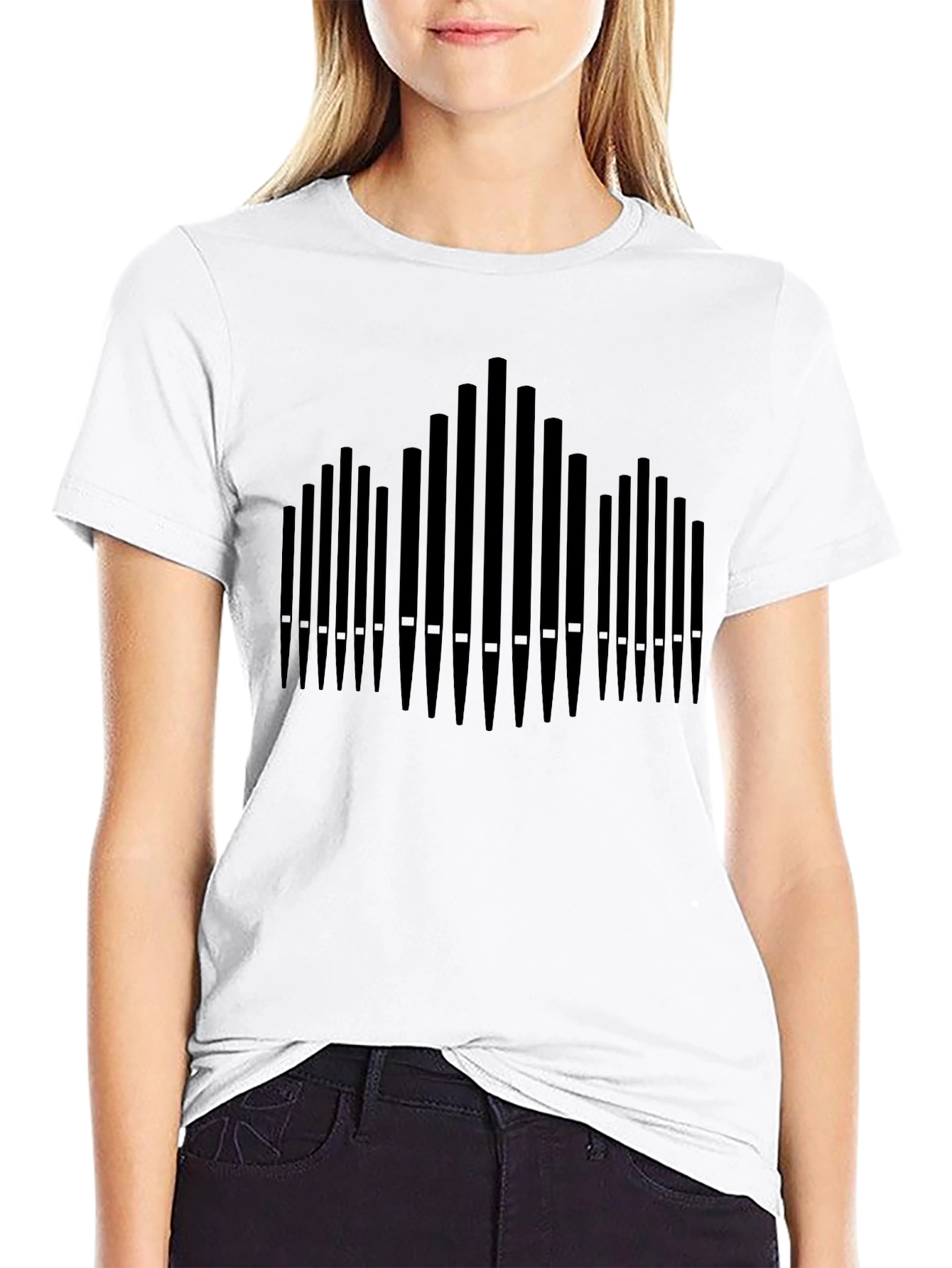 Organ Pipe T-Shirt: Musical Instrument Tee