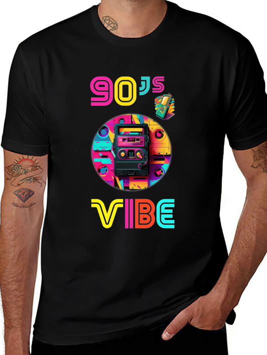 90s Vibe Graphic Tee - Retro Style
