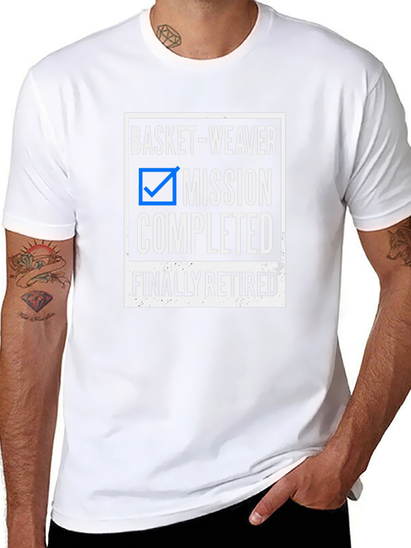 Basket-Weaver Retired T-Shirt - Mission Completed!