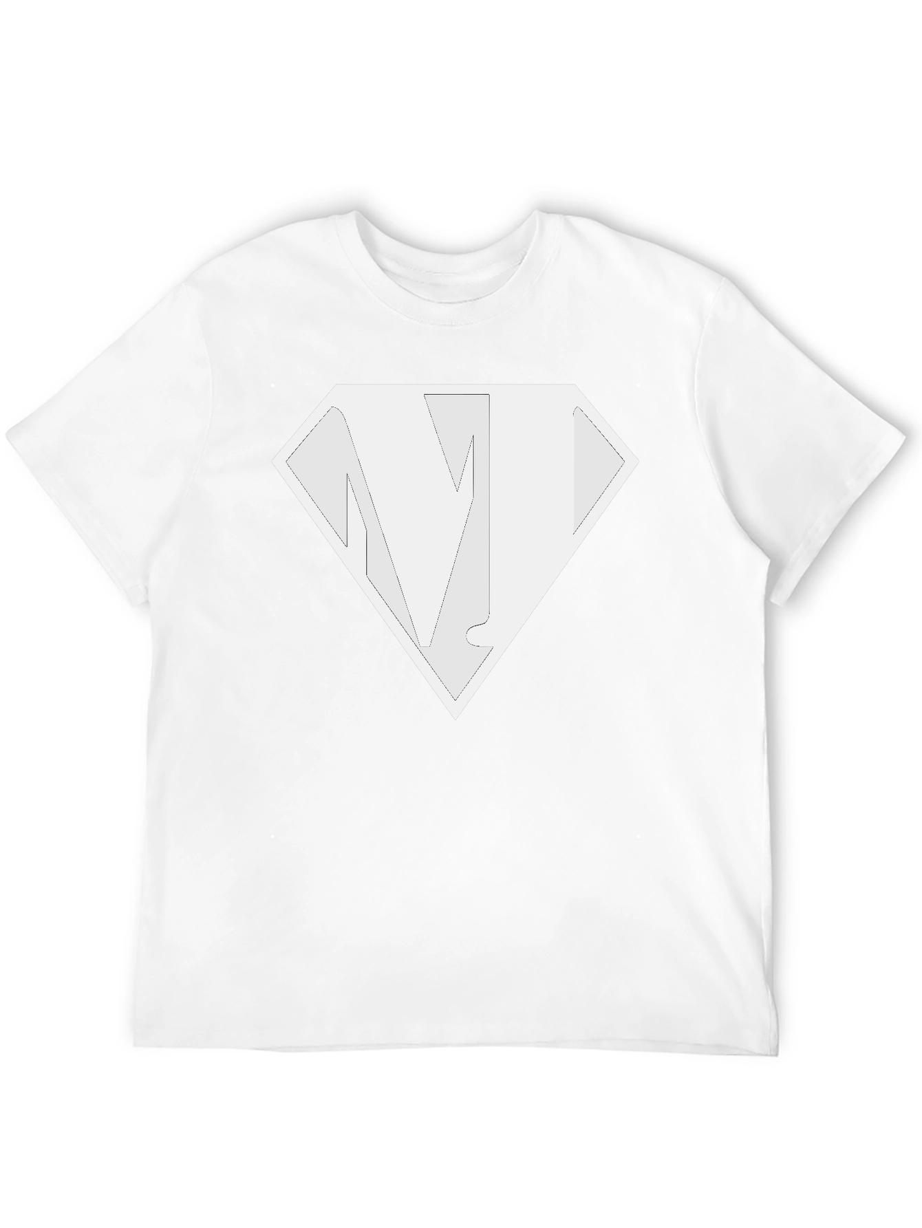 Black T-Shirt with Diamond N Logo - Casual Style