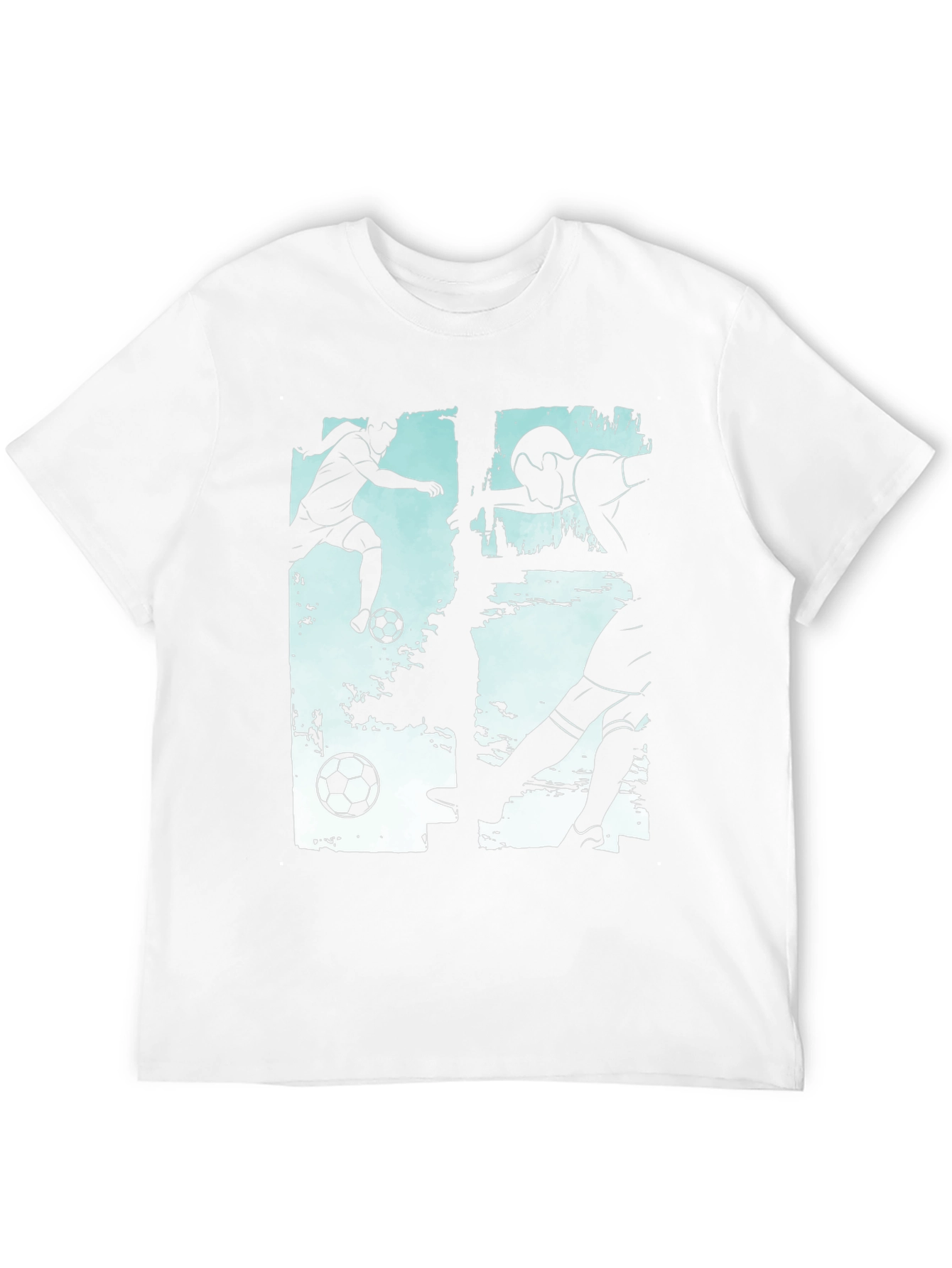 Soccer Silhouette Graphic Tee