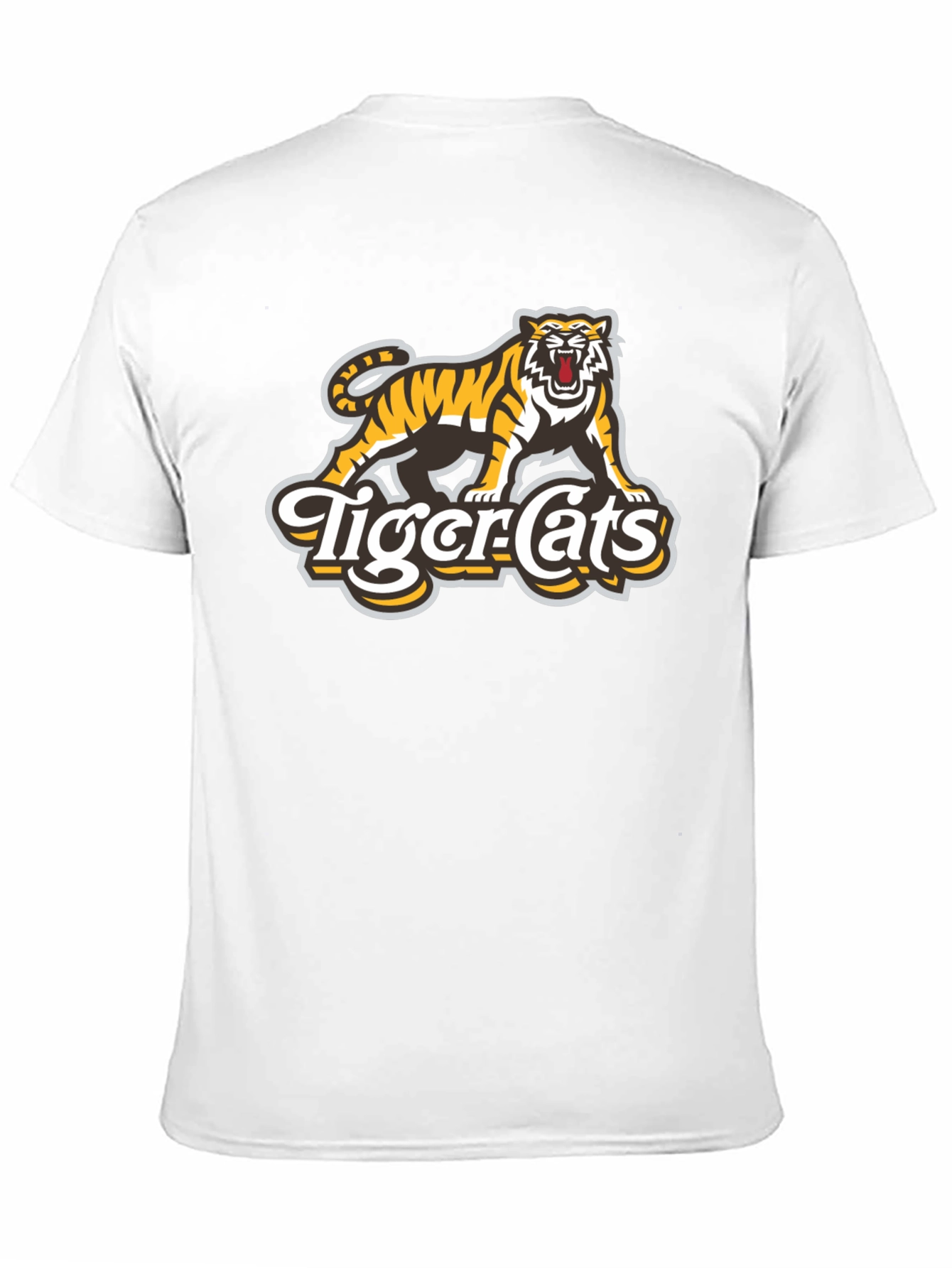 Tiger-Cats Black Graphic T-Shirt