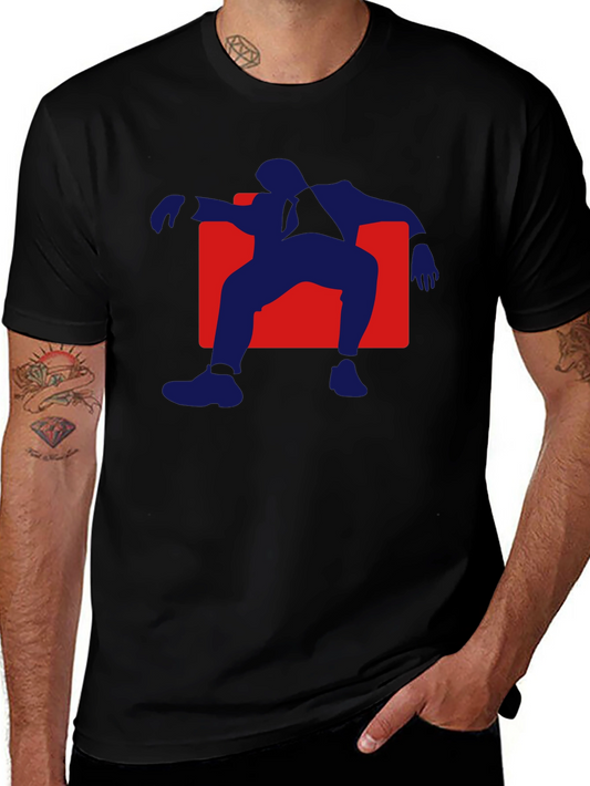 Abstract Art Tee - Modern Silhouette Design