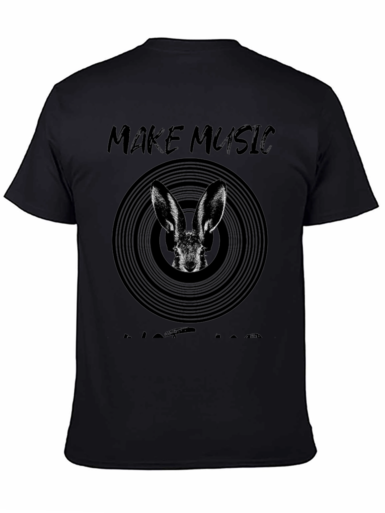 Make Music Not War Bunny T-Shirt