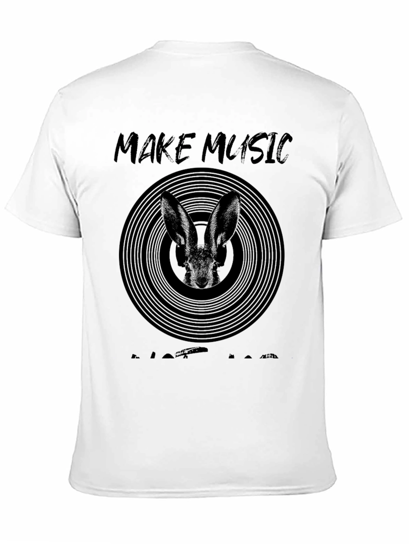 Make Music Not War Bunny T-Shirt