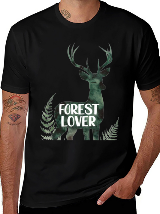Forest Lover Deer Graphic Tee
