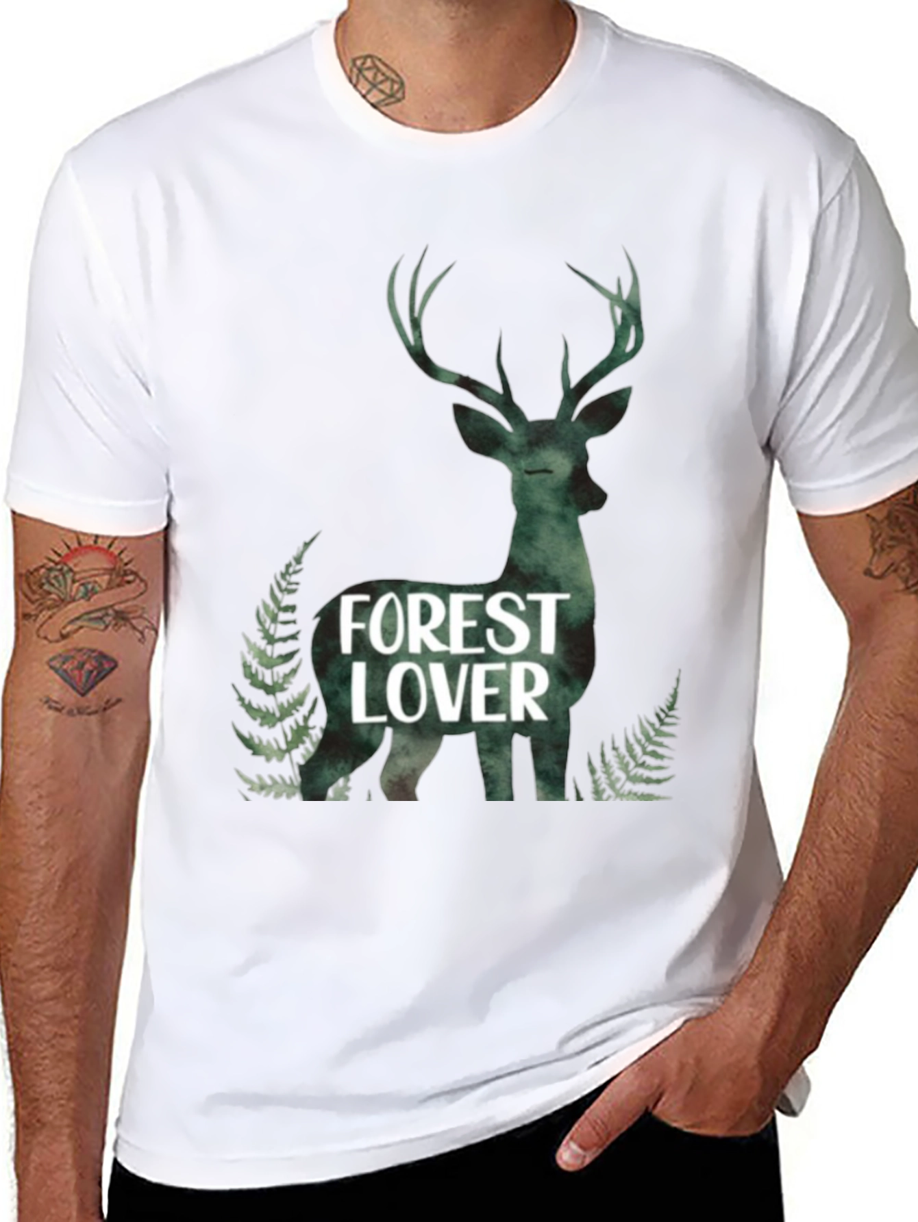 Forest Lover Deer Graphic Tee