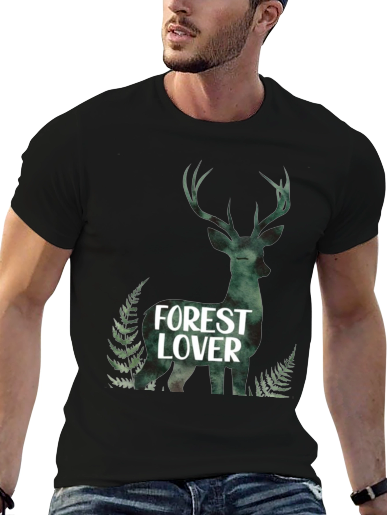 Forest Lover Deer Graphic Tee
