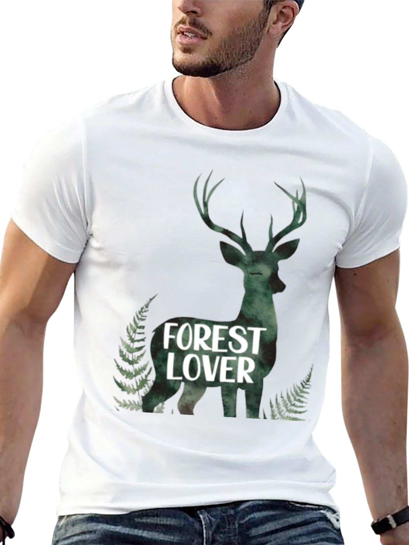 Forest Lover Deer Graphic Tee