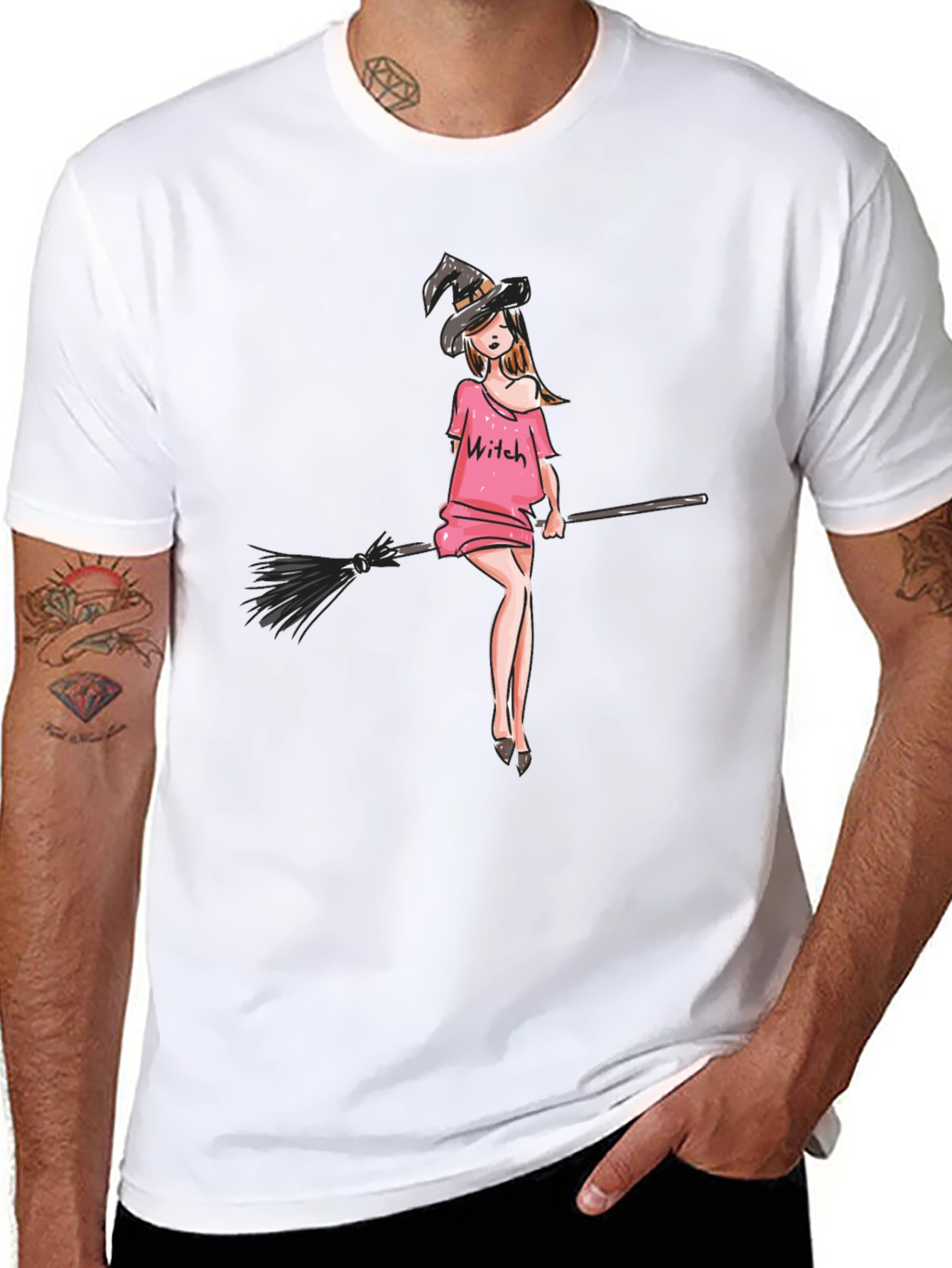 Witch Graphic T-Shirt - Halloween Tee