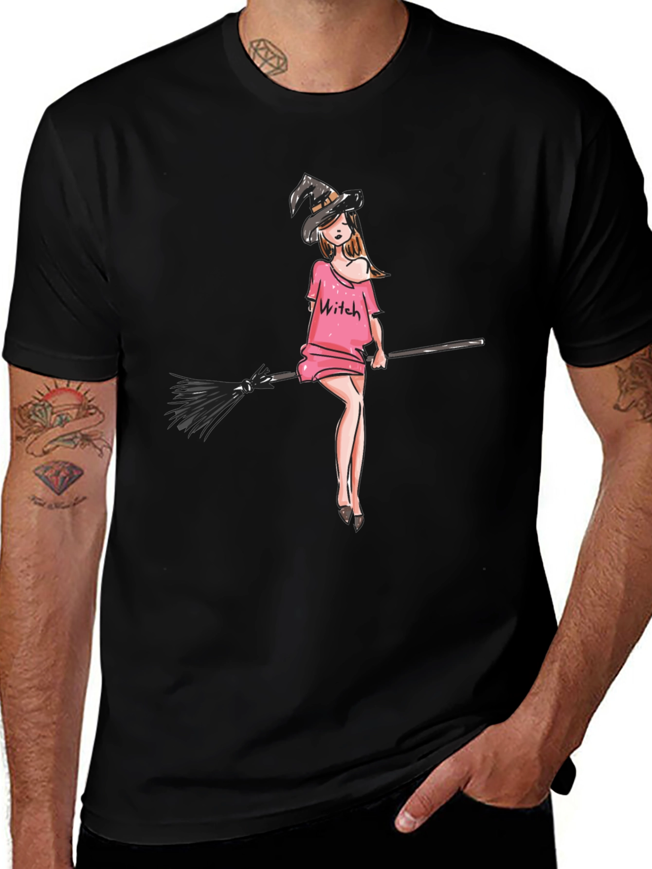 Witch Graphic T-Shirt - Halloween Tee