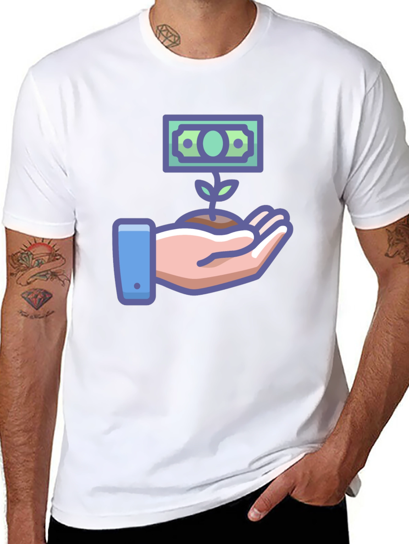 Money Tree Graphic Tee - Invest in Style!
