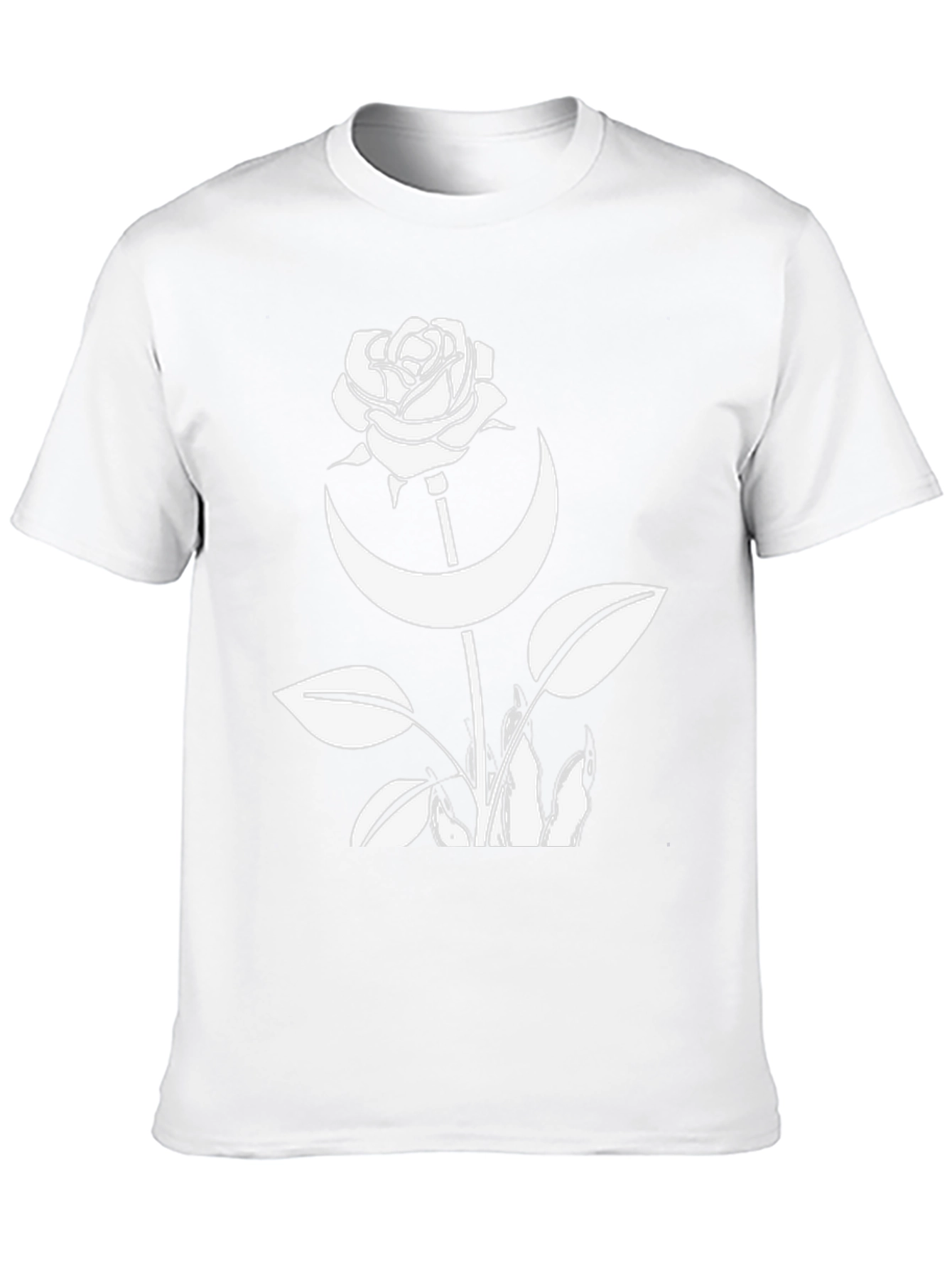 Rose Moon Graphic T-Shirt