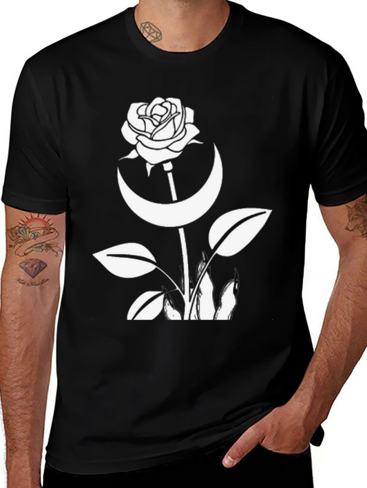 Rose Moon Graphic T-Shirt