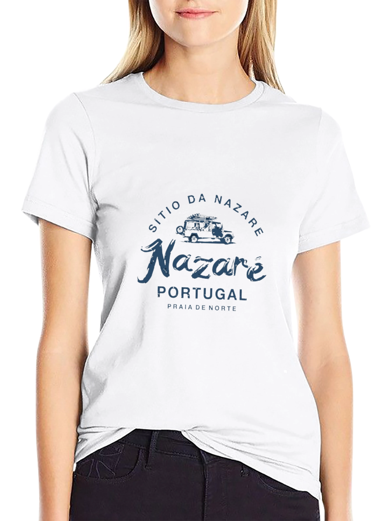 Nazare Portugal Graphic Tee - Surfer Style T-Shirt