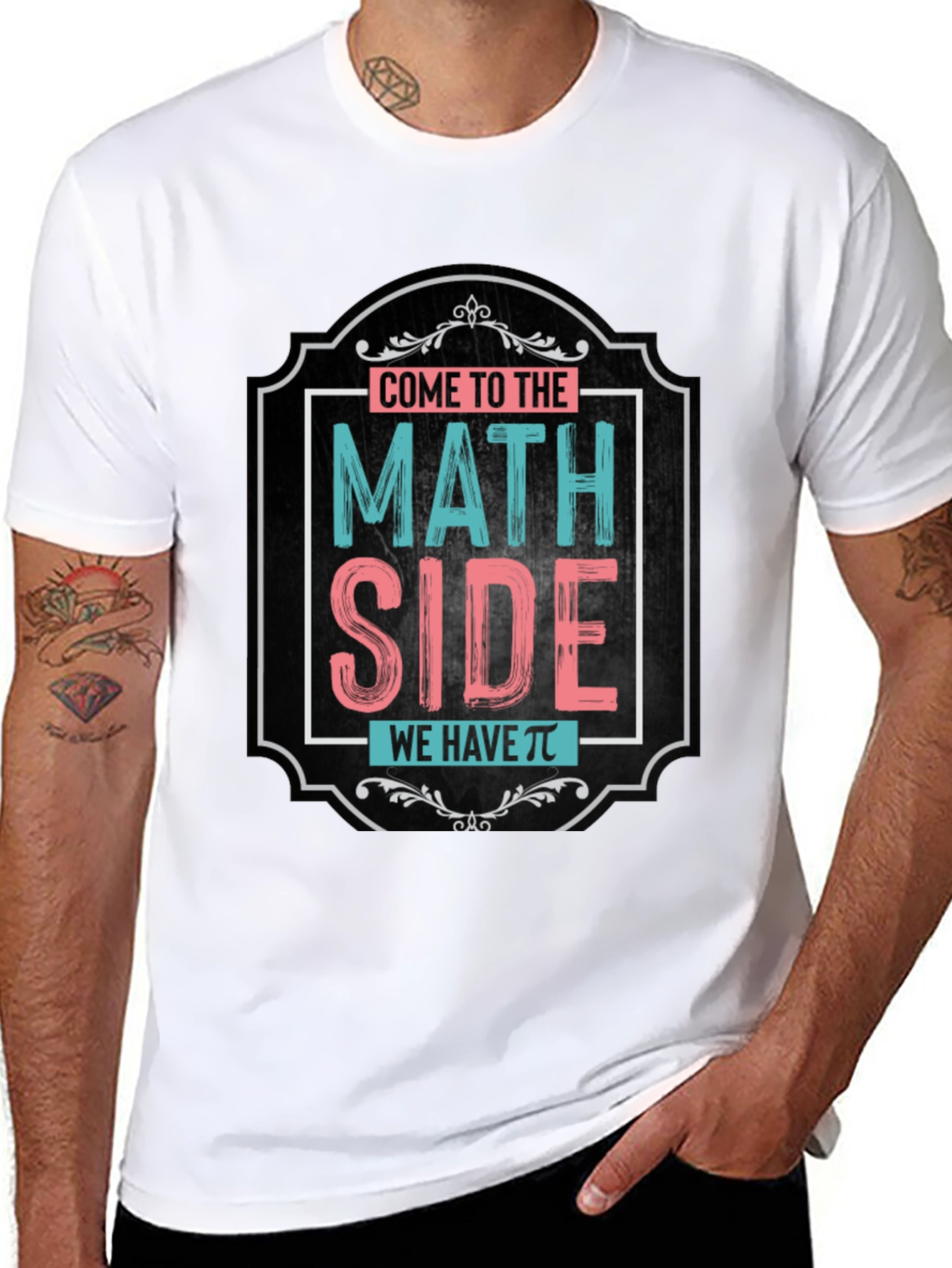 Math Side T-Shirt - We Have Pi!