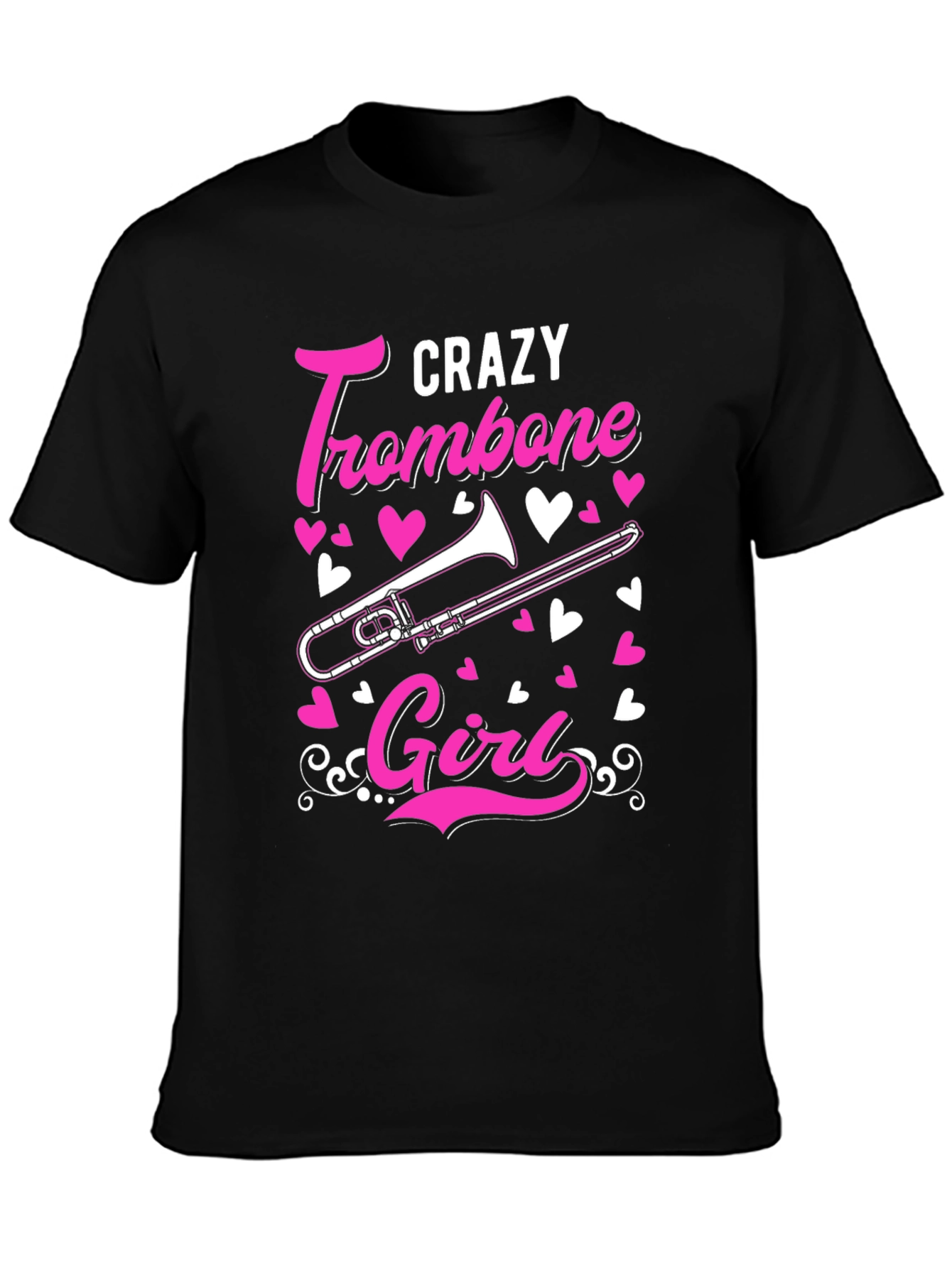 Crazy Trombone Girl T-Shirt