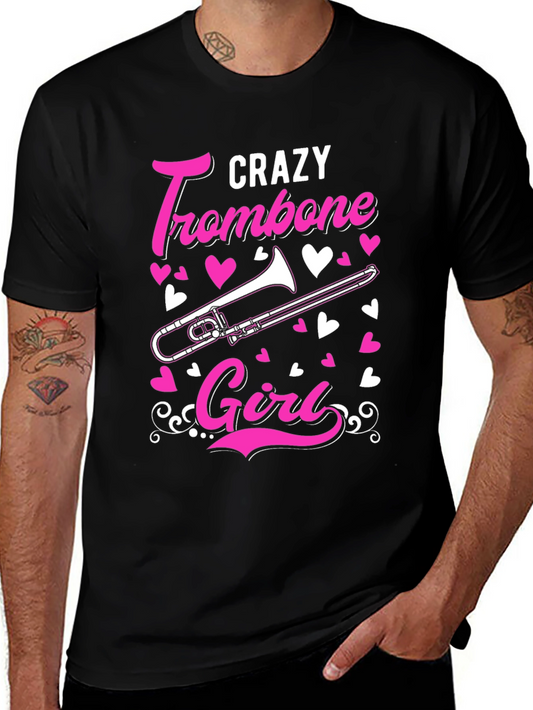 Crazy Trombone Girl T-Shirt