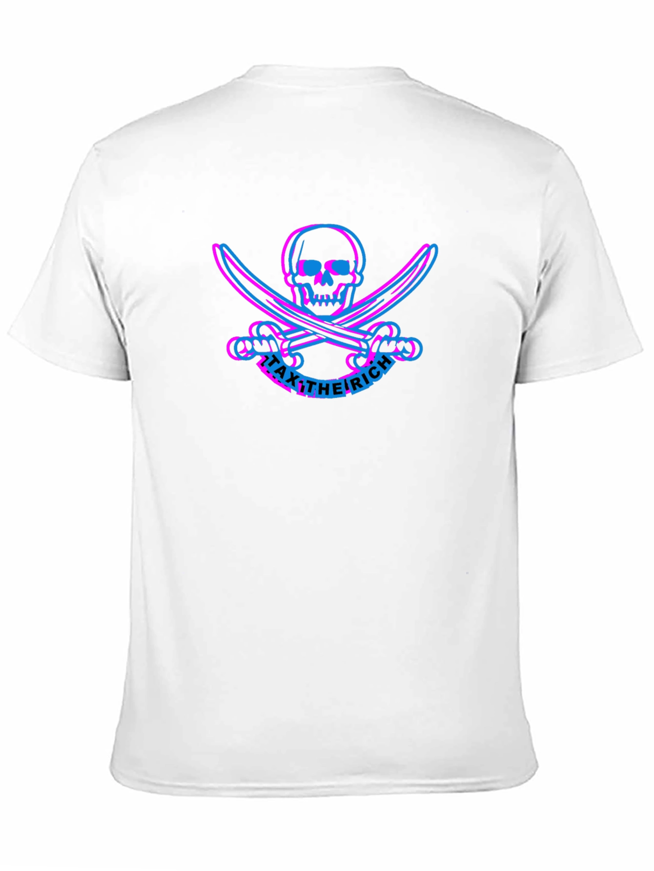 Tax the Rich Skull & Swords Black T-Shirt