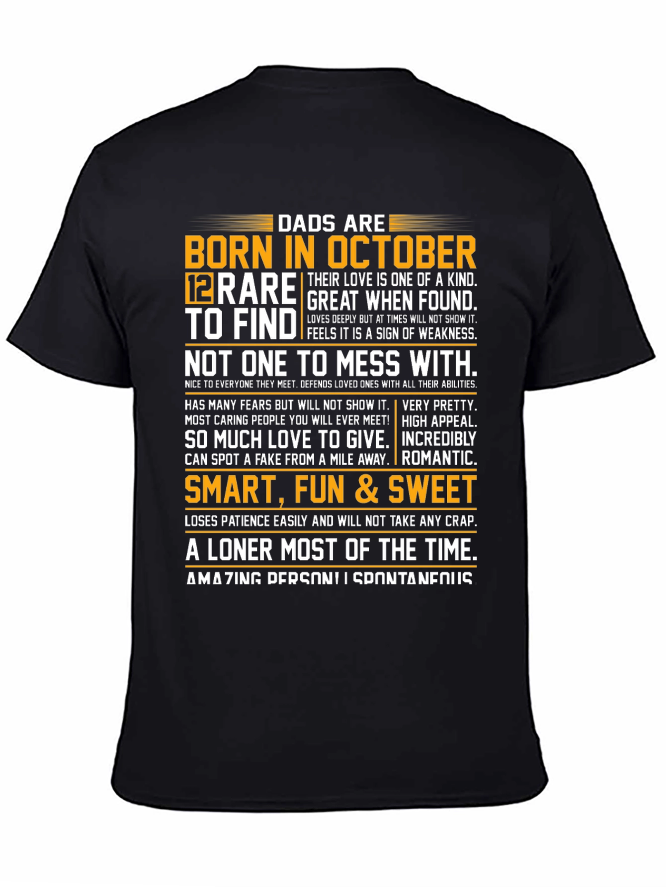 Dads Born in October T-Shirt