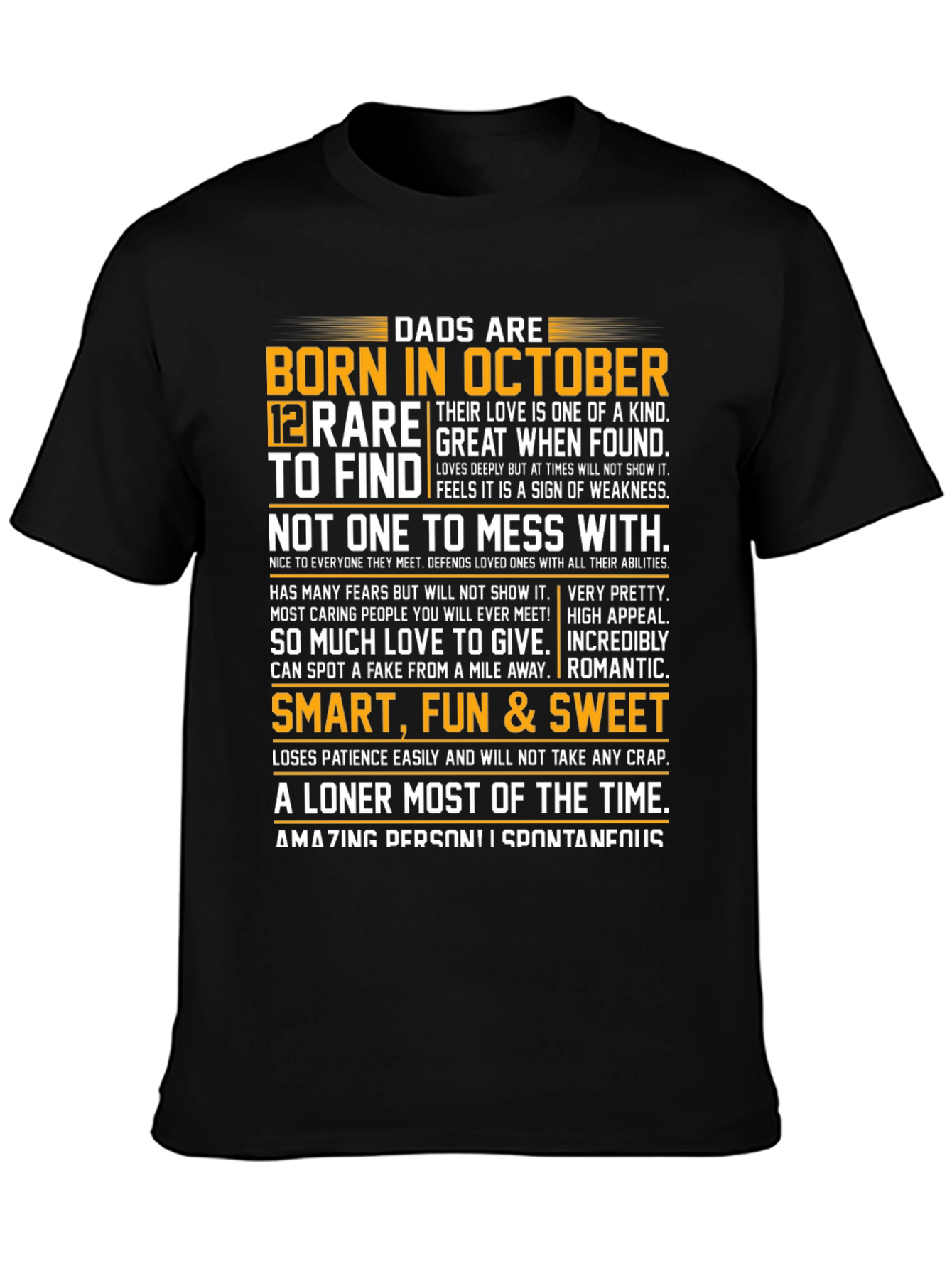 Dads Born in October T-Shirt