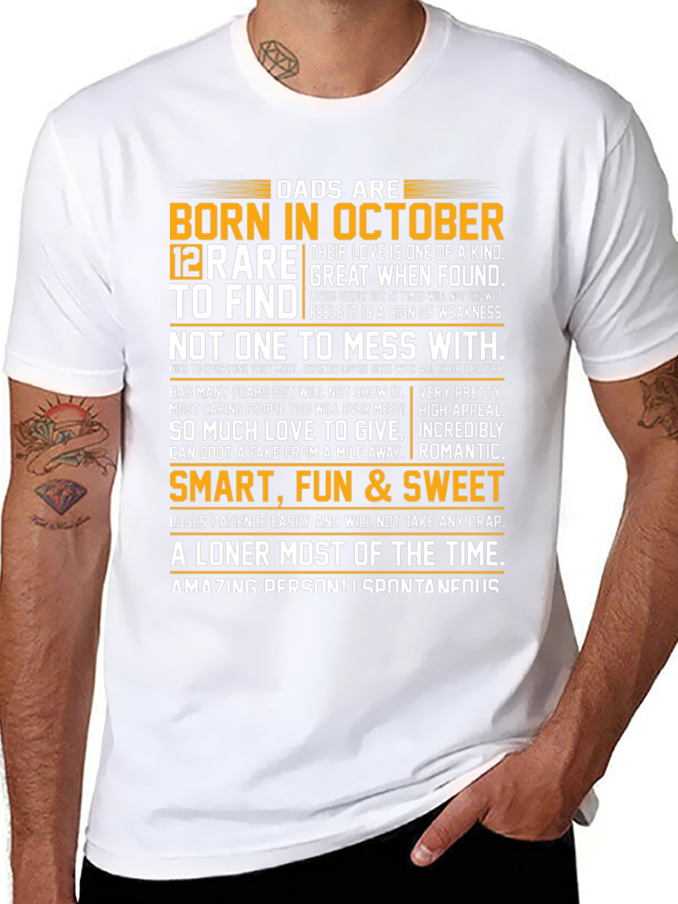 Dads Born in October T-Shirt