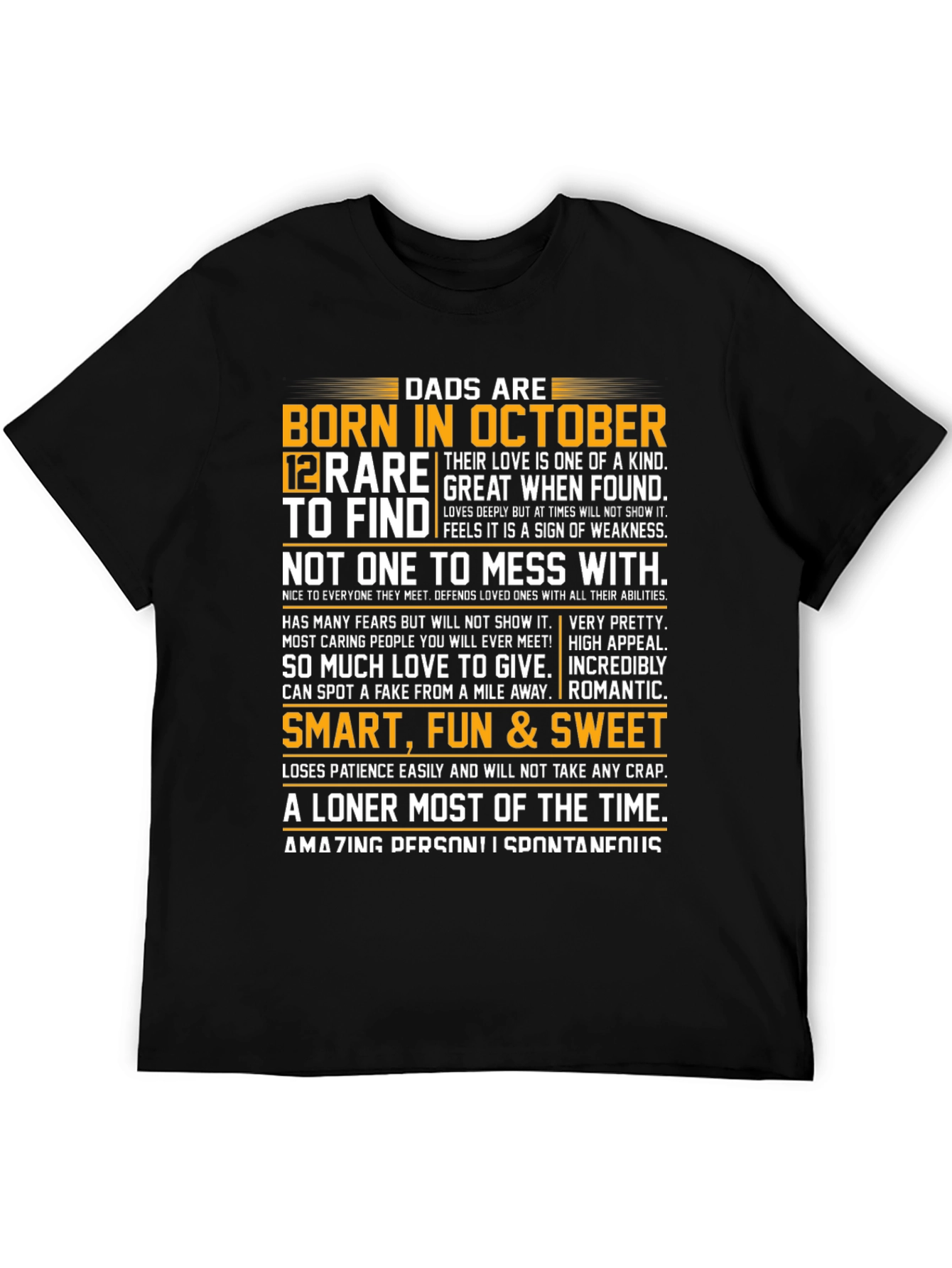 Dads Born in October T-Shirt