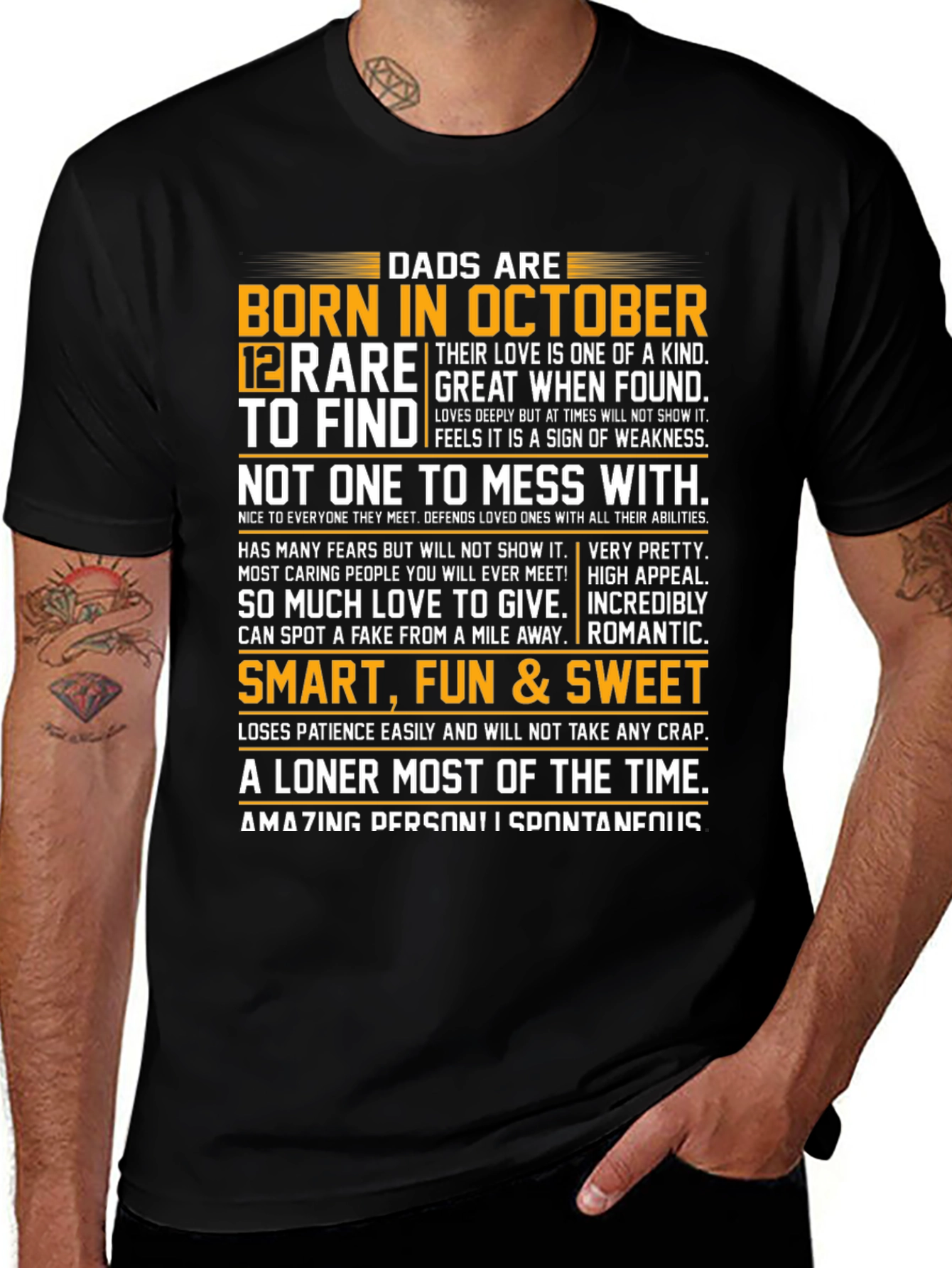 Dads Born in October T-Shirt
