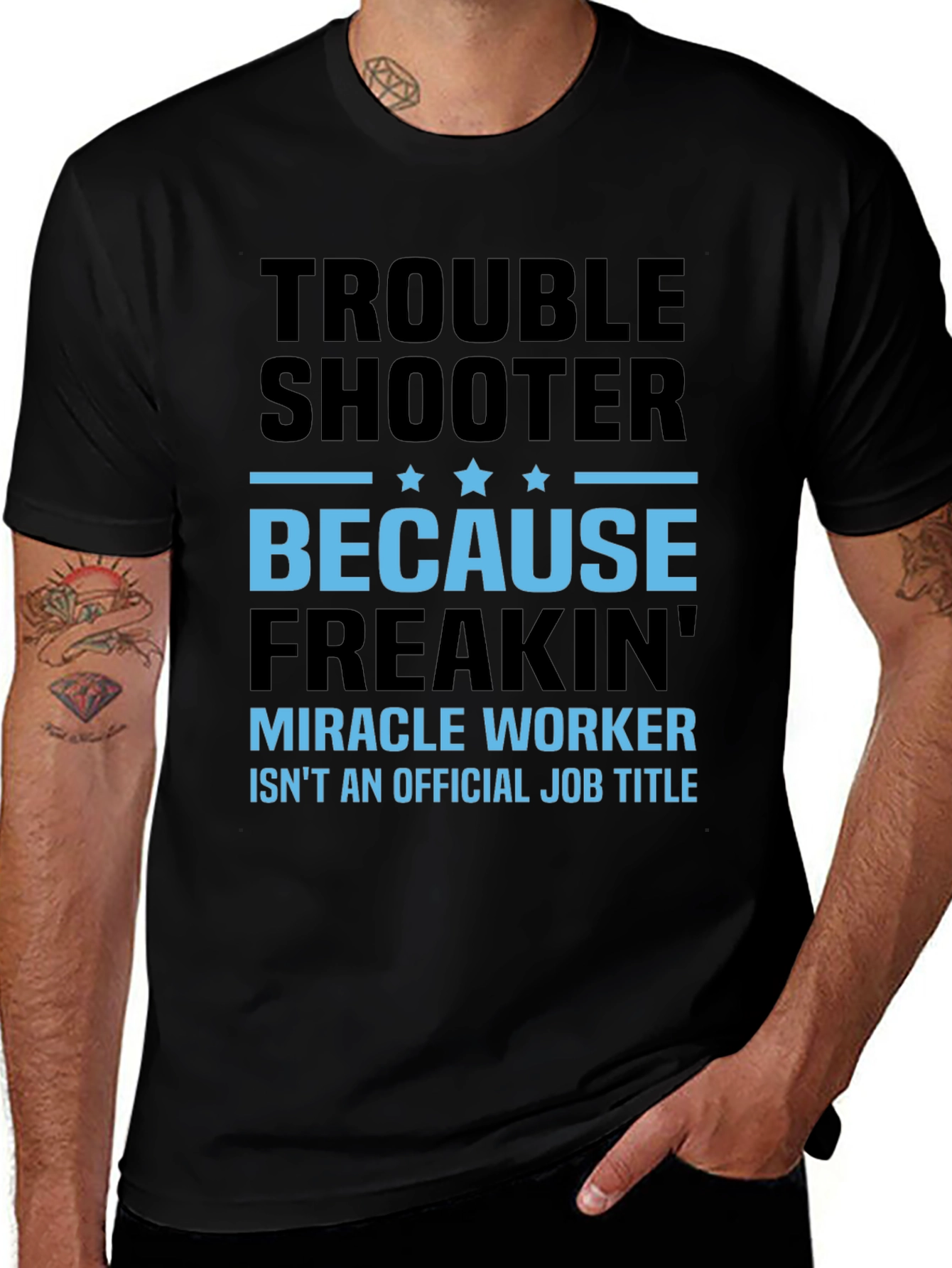 Trouble Shooter T-Shirt - Miracle Worker Tee
