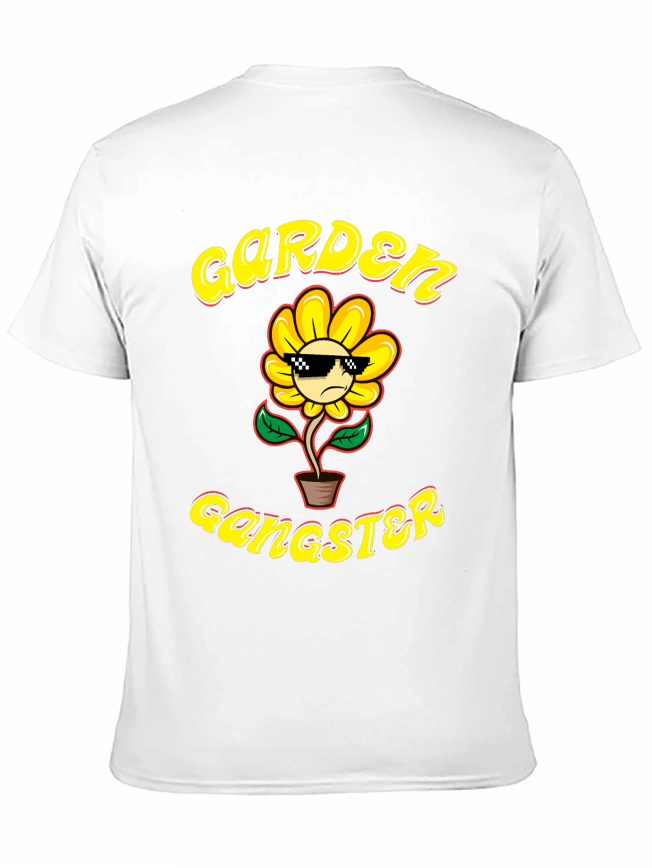Garden Gangster T-Shirt - Cool Flower Design