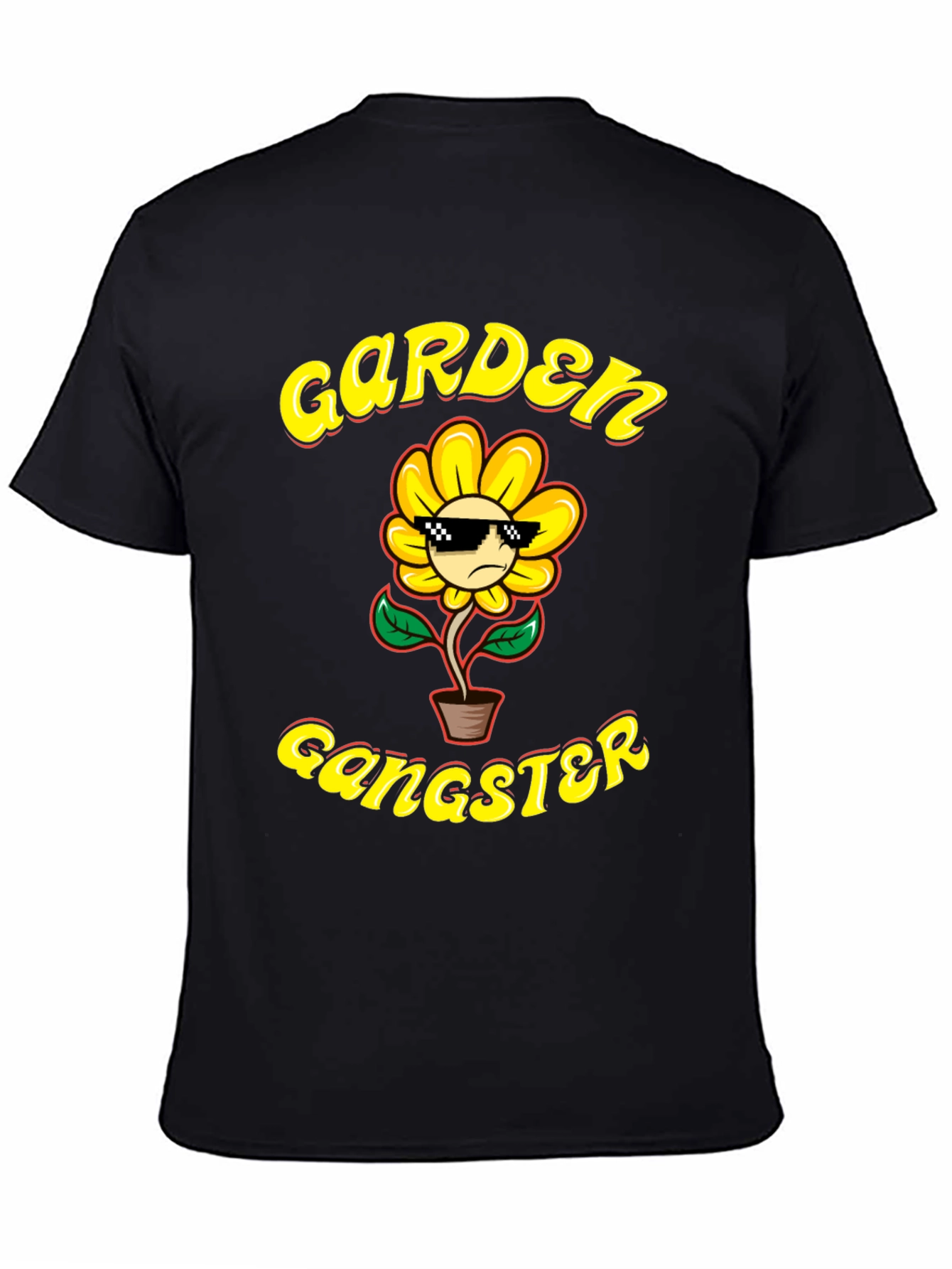 Garden Gangster T-Shirt - Cool Flower Design