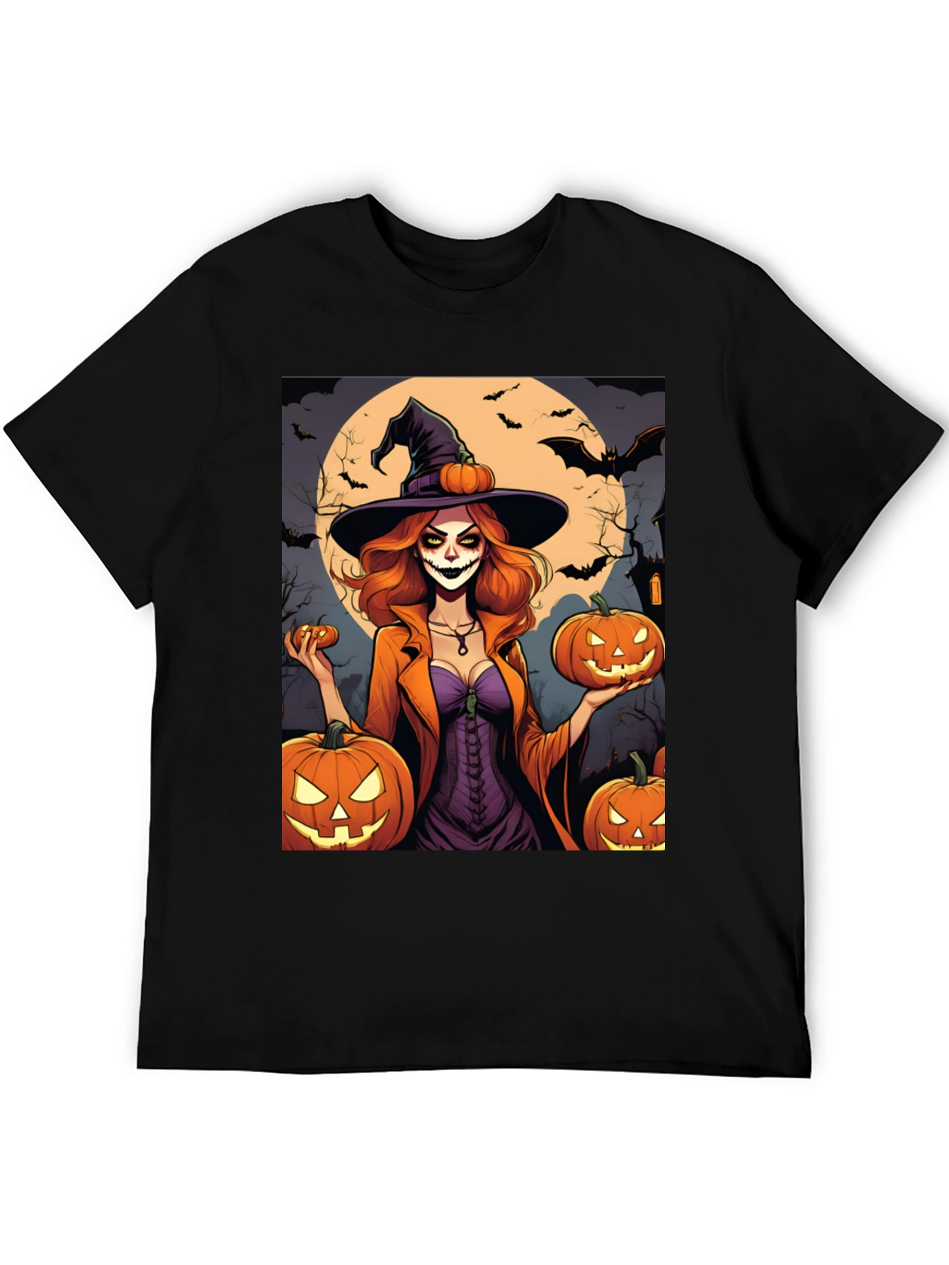 Halloween Witch T-Shirt - Spooky Season Tee