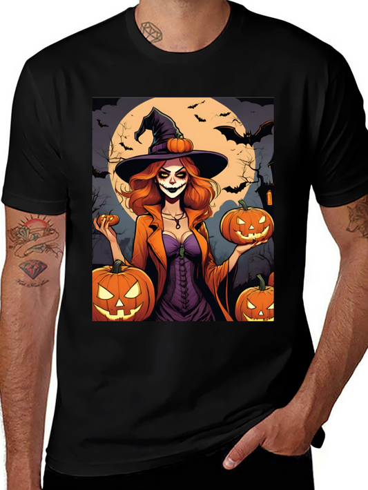 Halloween Witch T-Shirt - Spooky Season Tee