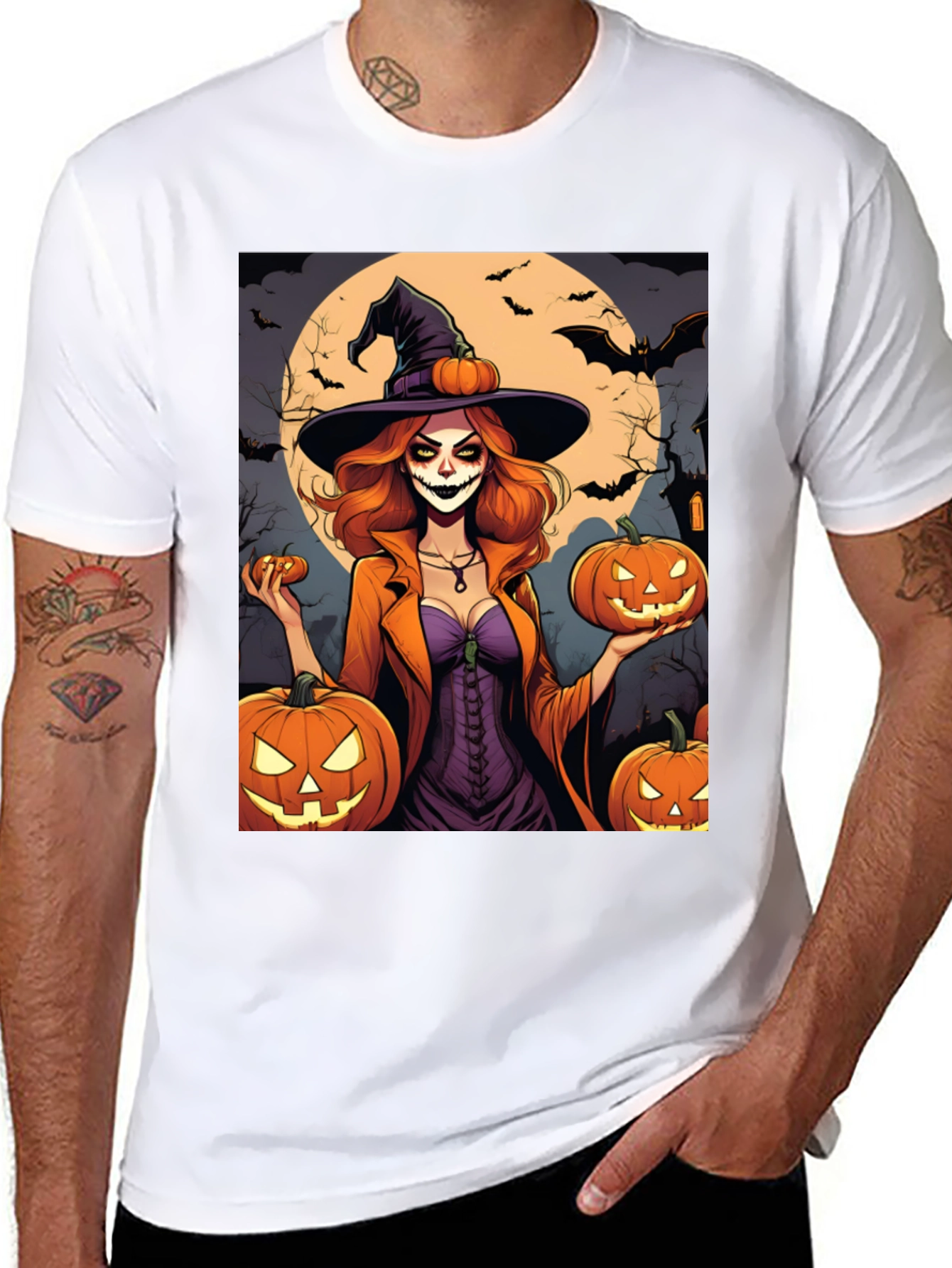 Halloween Witch T-Shirt - Spooky Season Tee