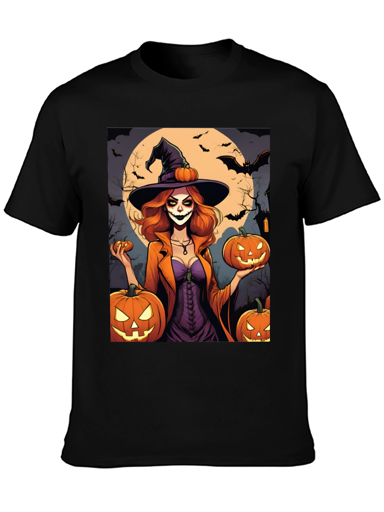 Halloween Witch T-Shirt - Spooky Season Tee