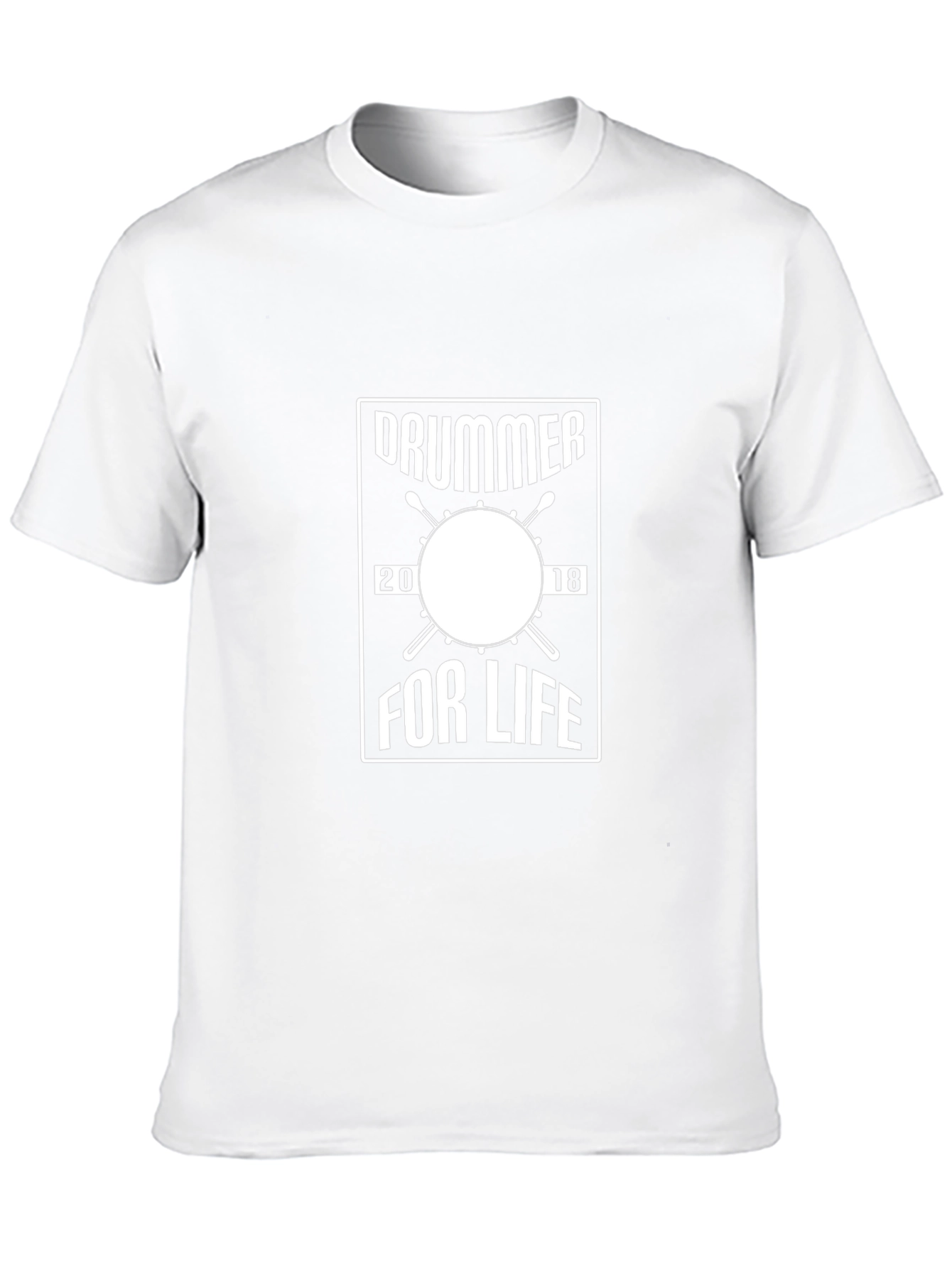 Drummer for Life Black T-Shirt