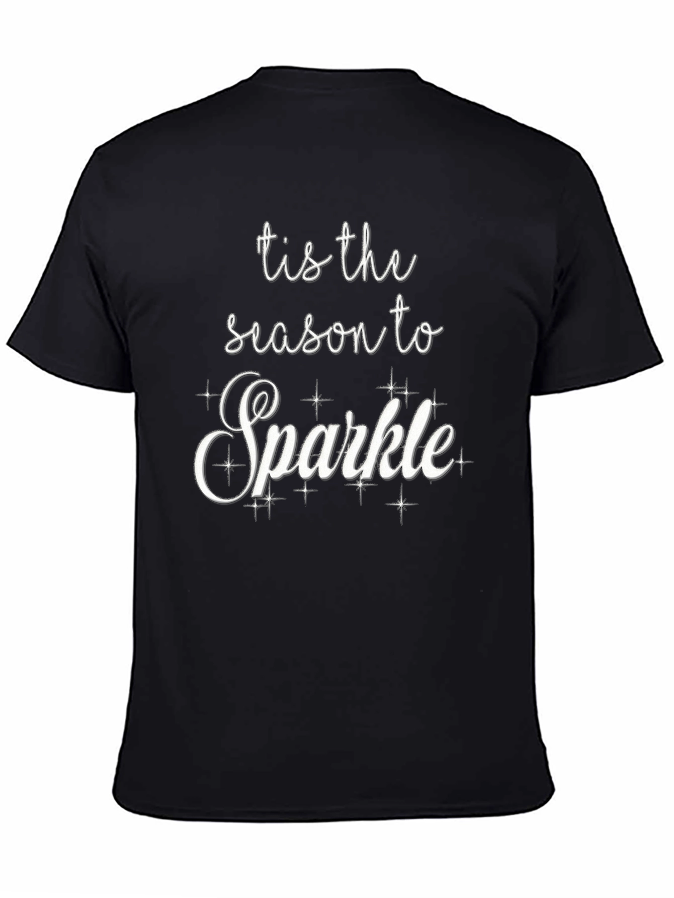 Tis the Season to Sparkle Black T-Shirt